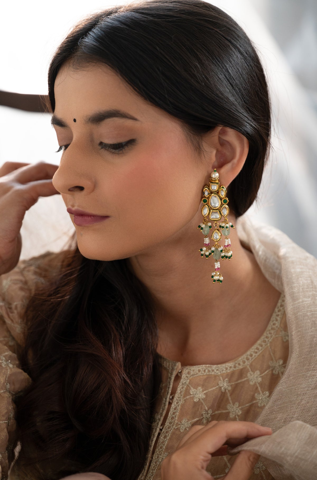 Parineeti Kundan Earrings