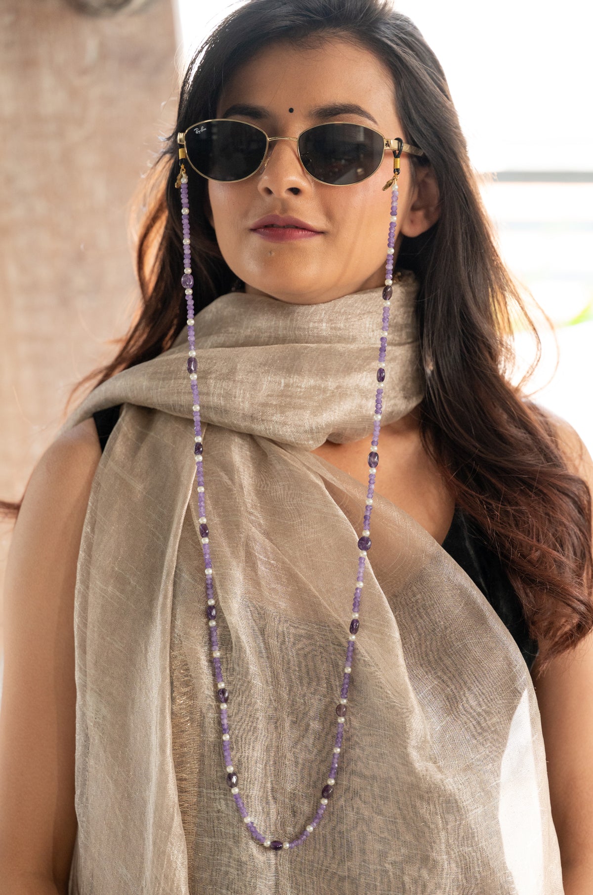 Parvi Purple Eyewear Sling