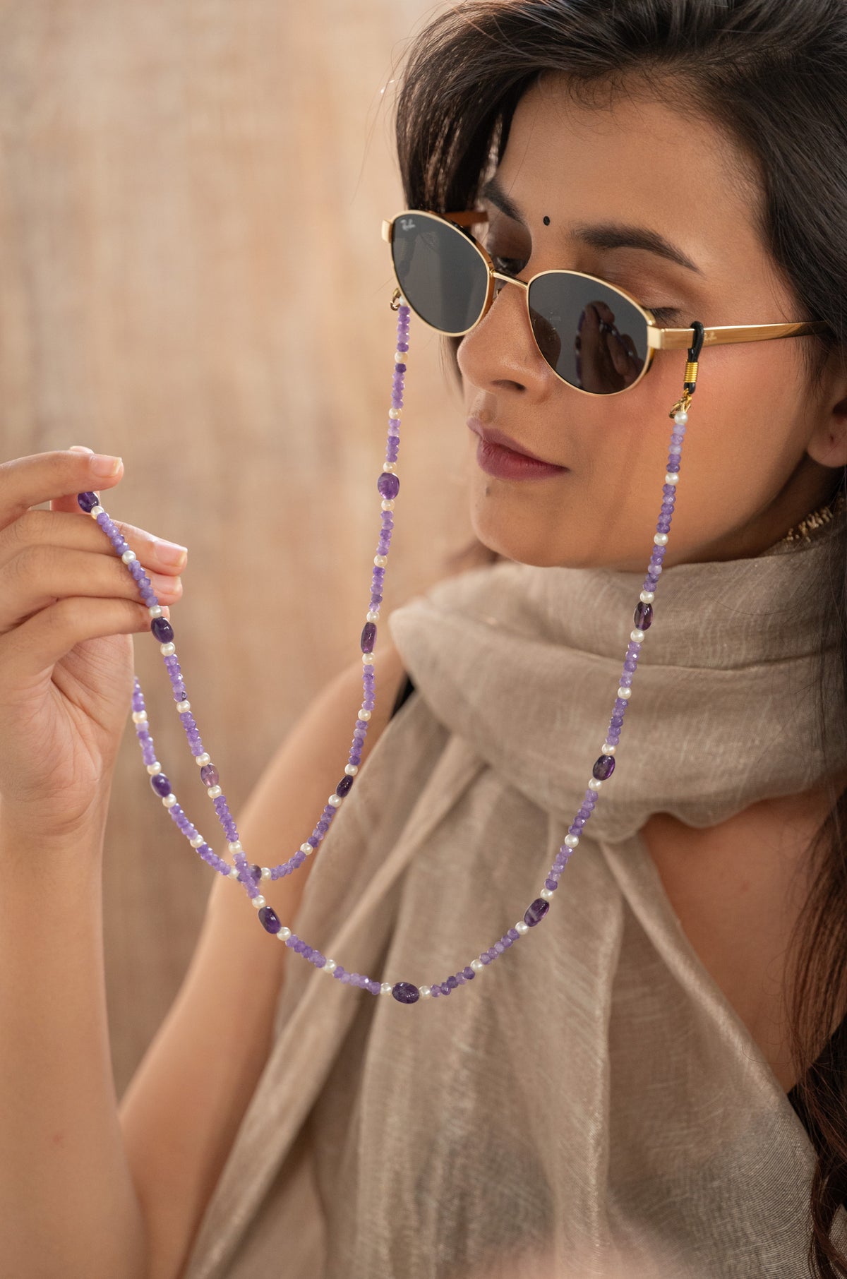 Parvi Purple Eyewear Sling