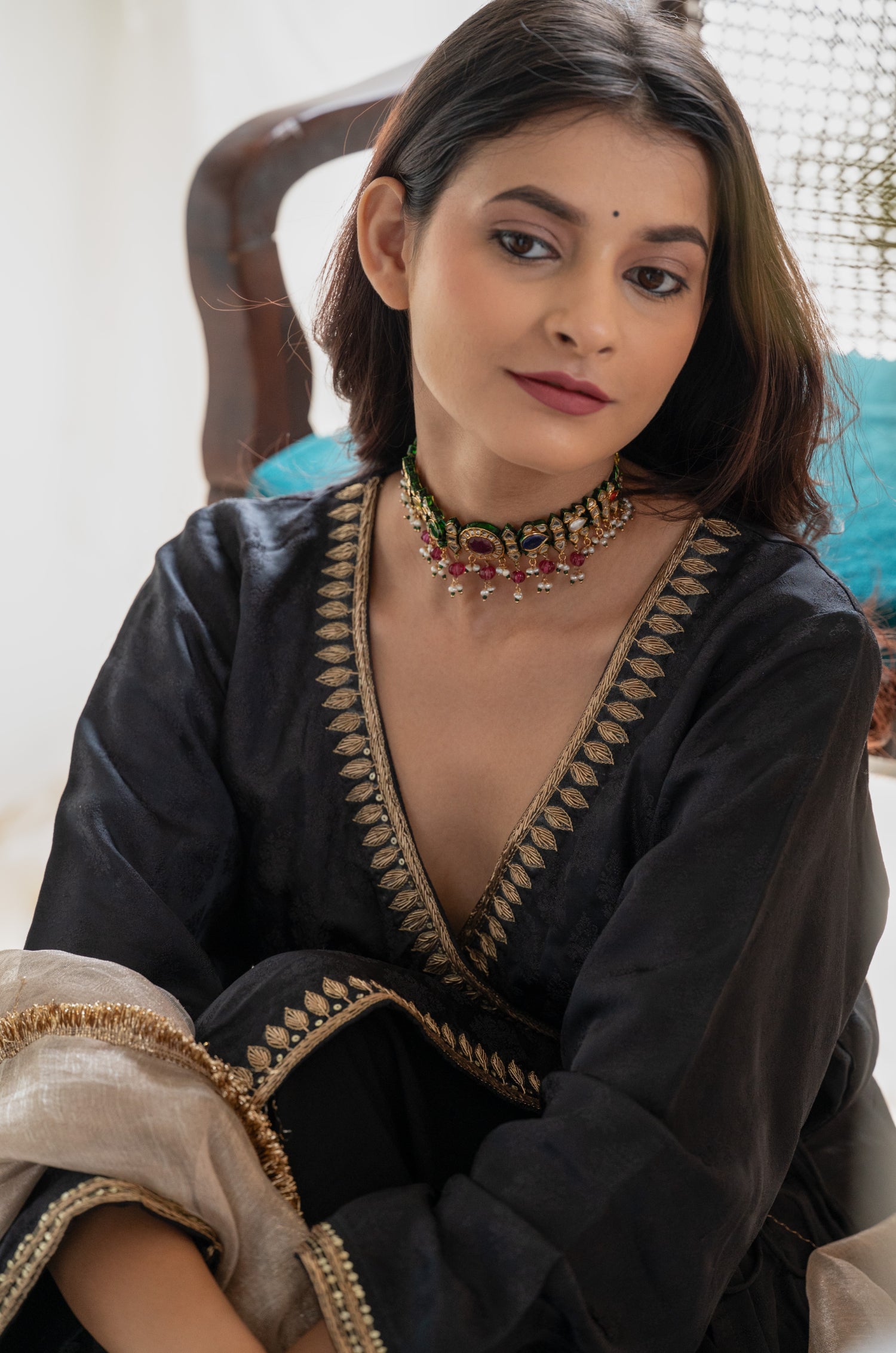 Umee Navrattan Choker Necklace