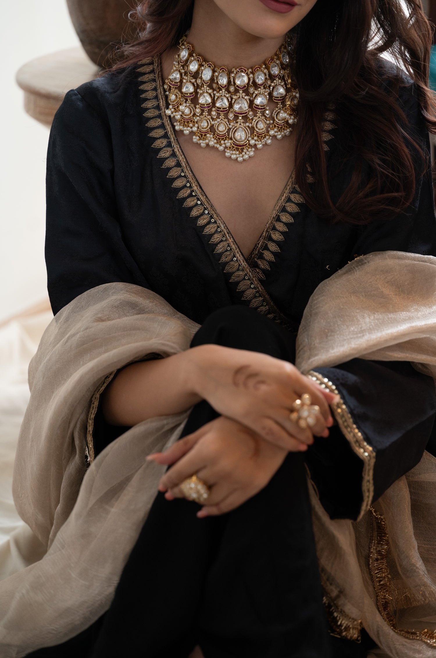 Shifali Polki Necklace Set
