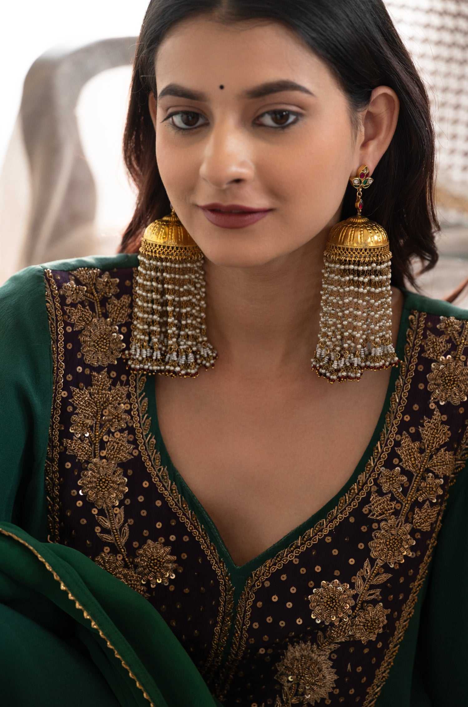 Ira Kalira Jhumka Earrings