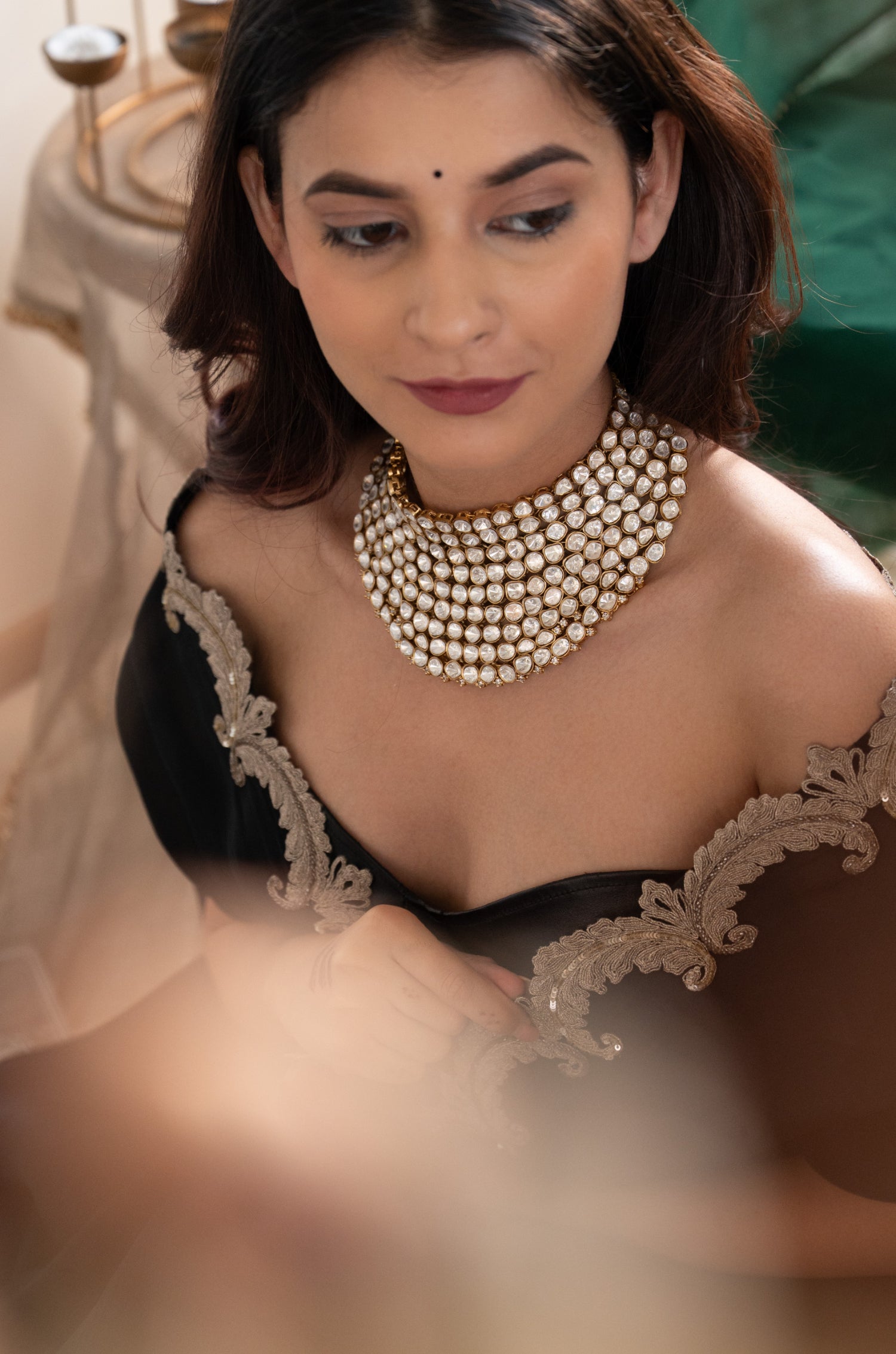 Bella Polki Necklace Set