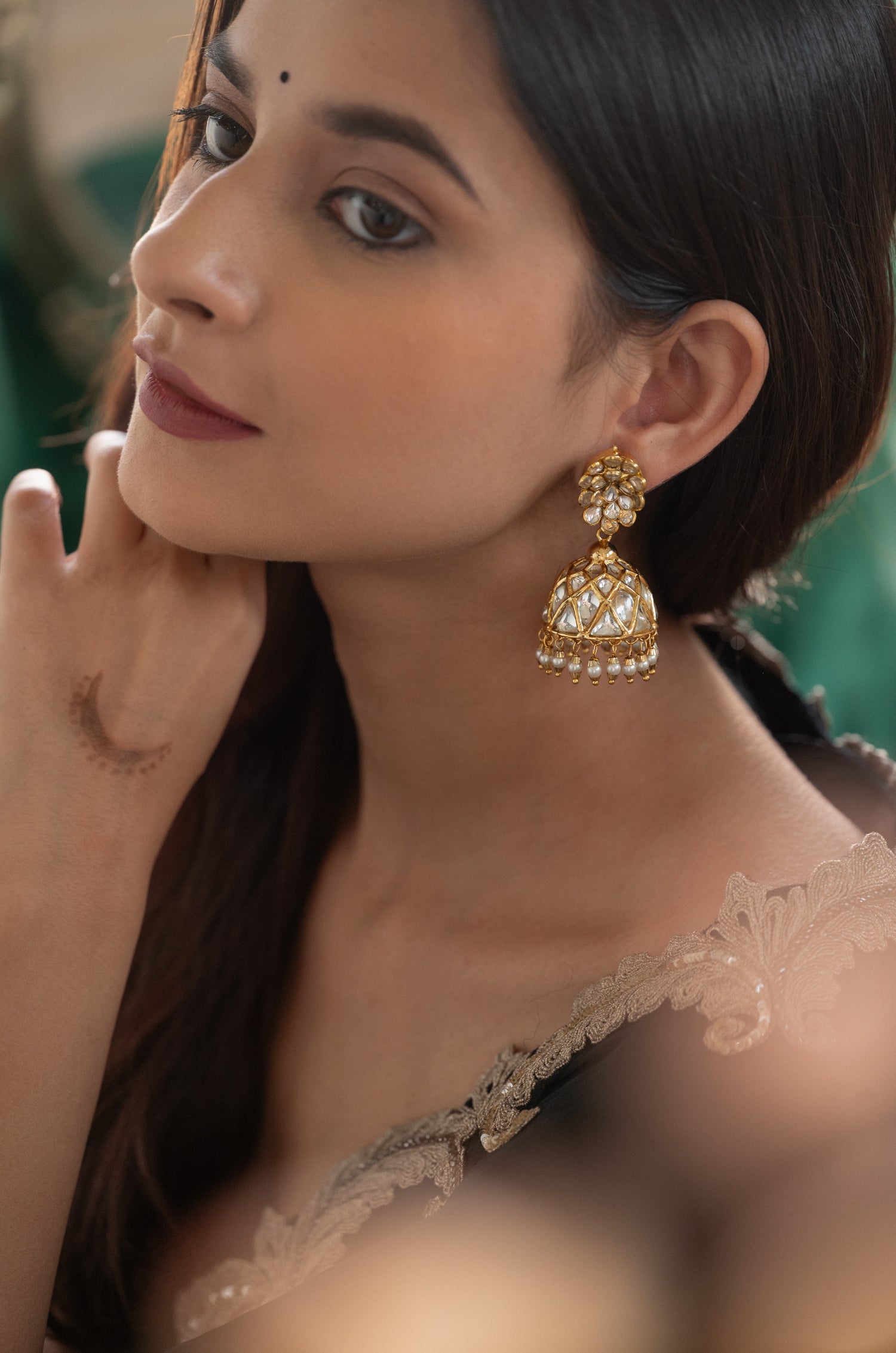 Zeenat Kundan Jhumka