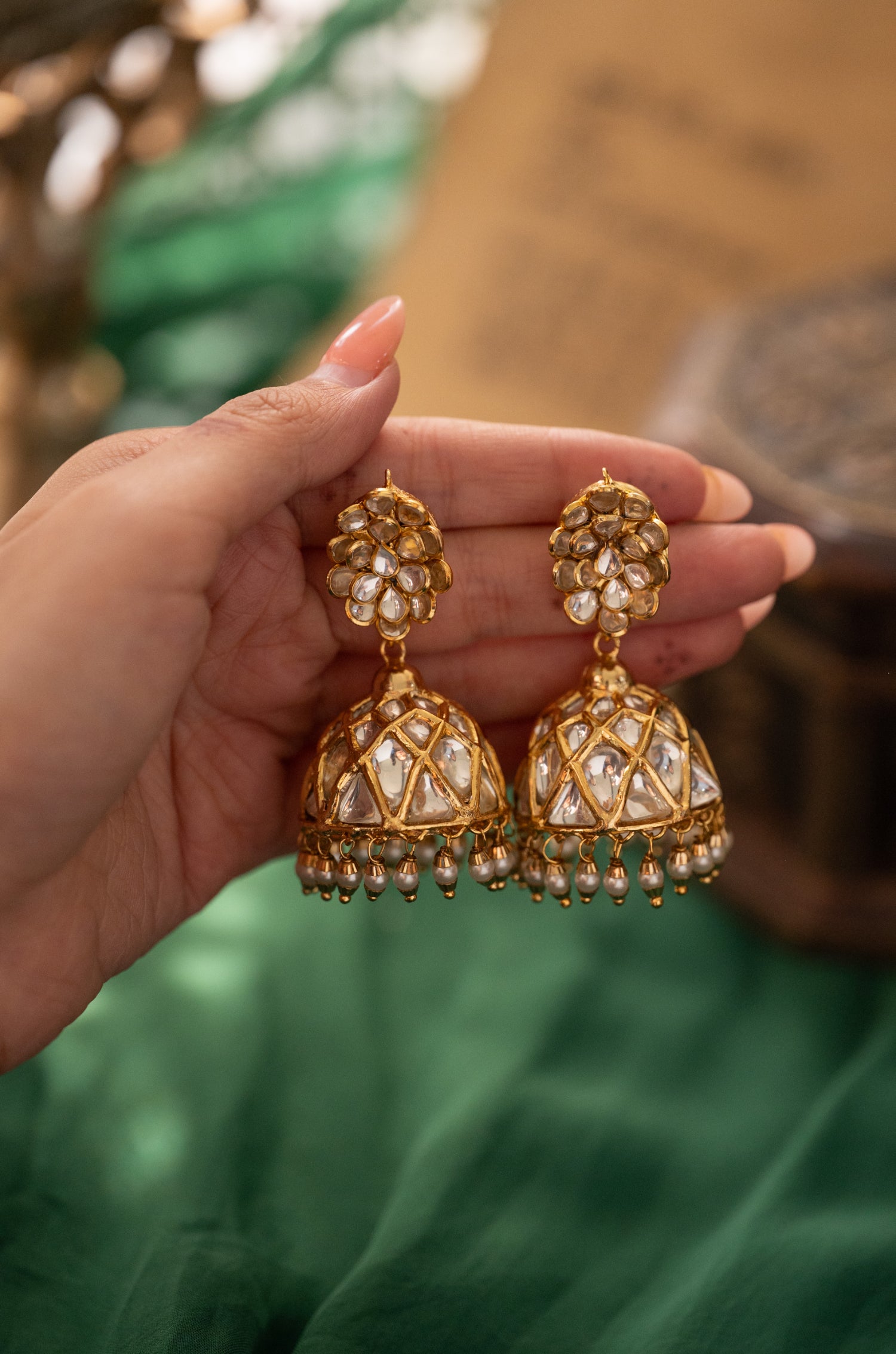 Zeenat Kundan Jhumka