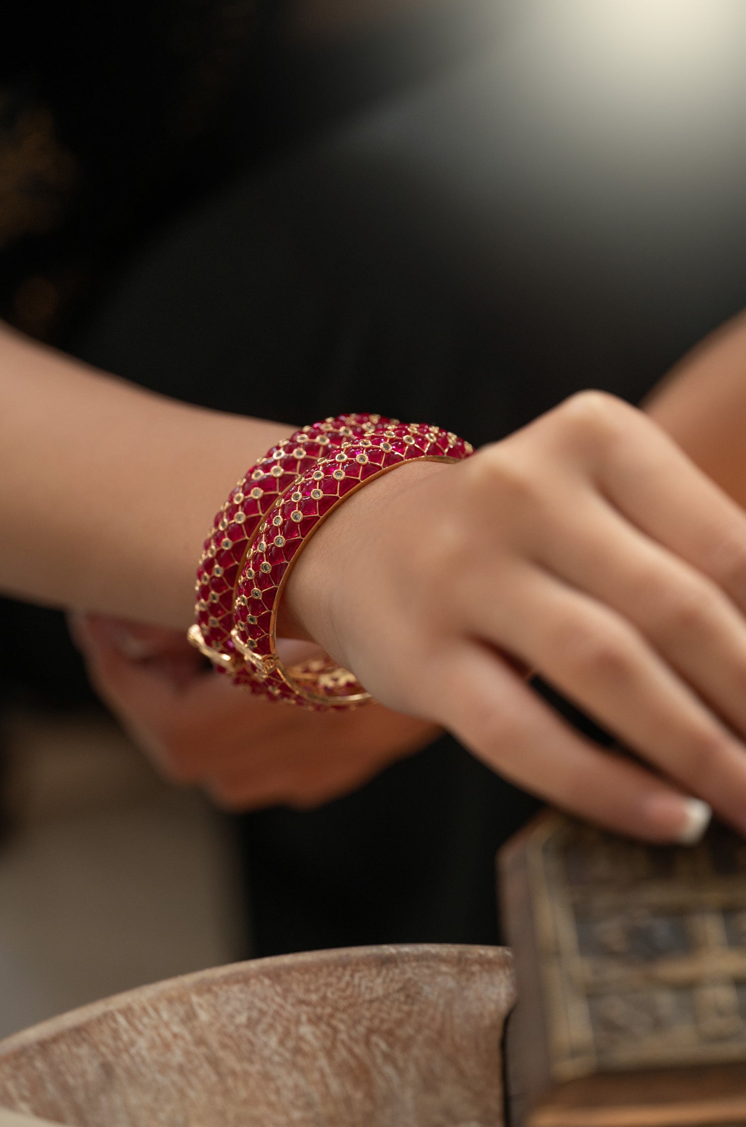 Avani Red Bangles - Set Of 2