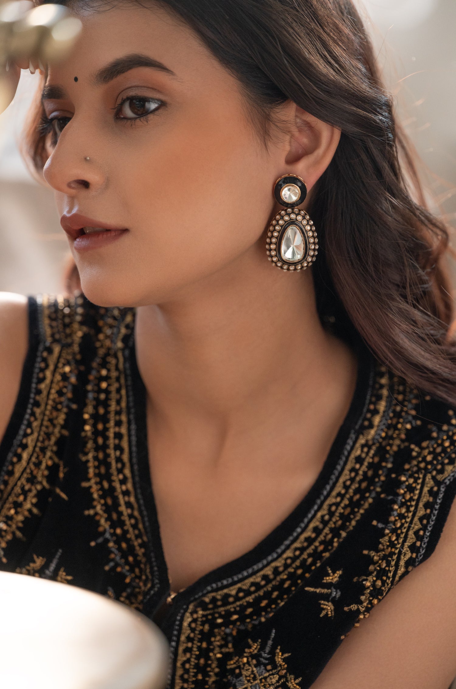 Jahanvi Polki Earrings