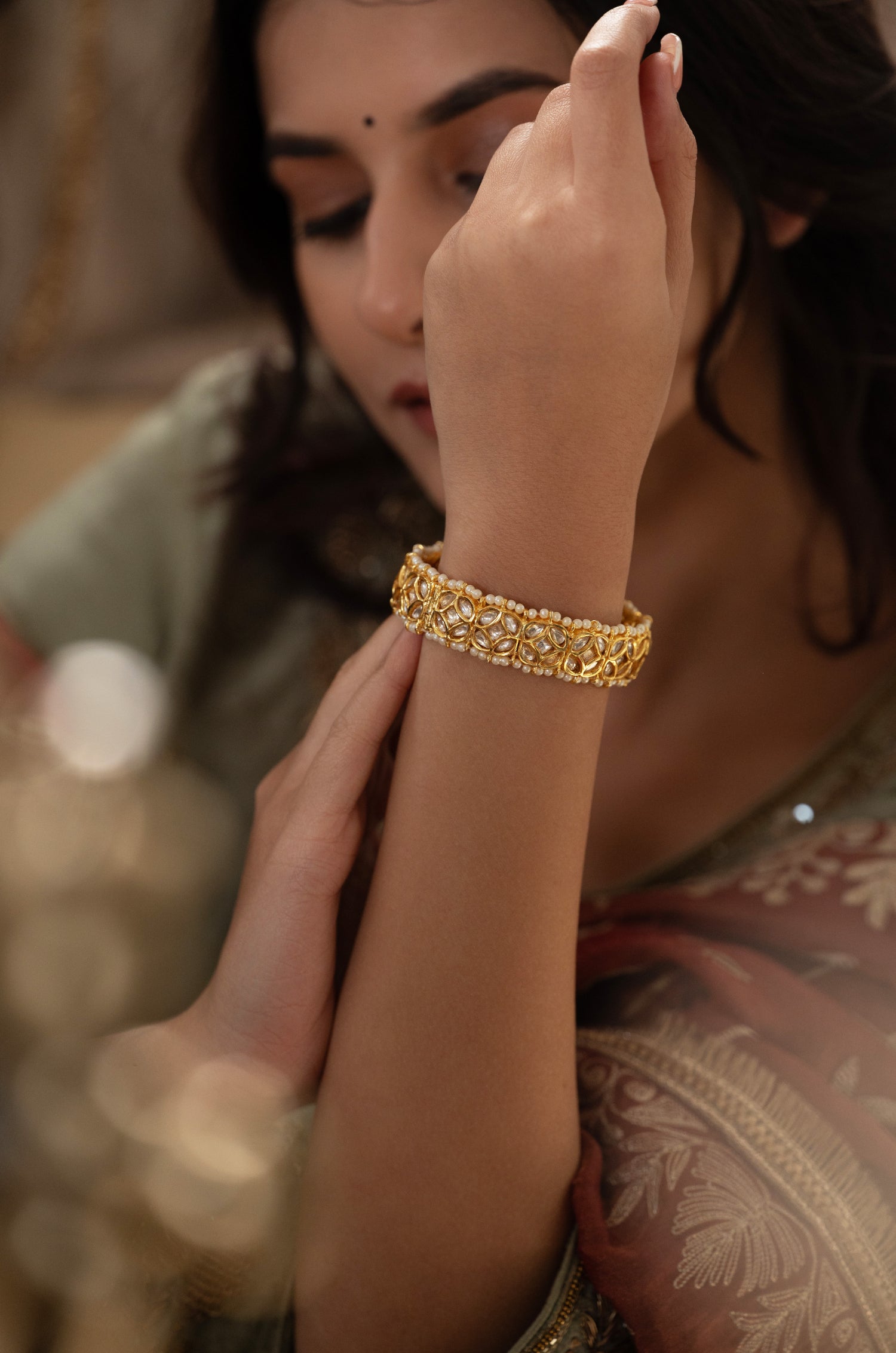 Rabia Kundan Bangle