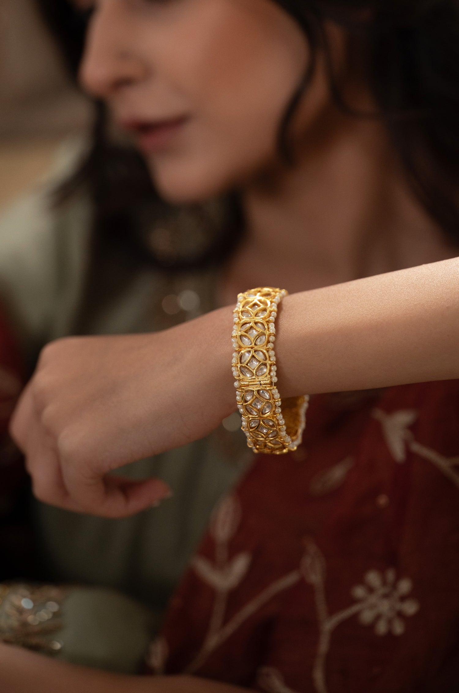 Rabia Kundan Bangle