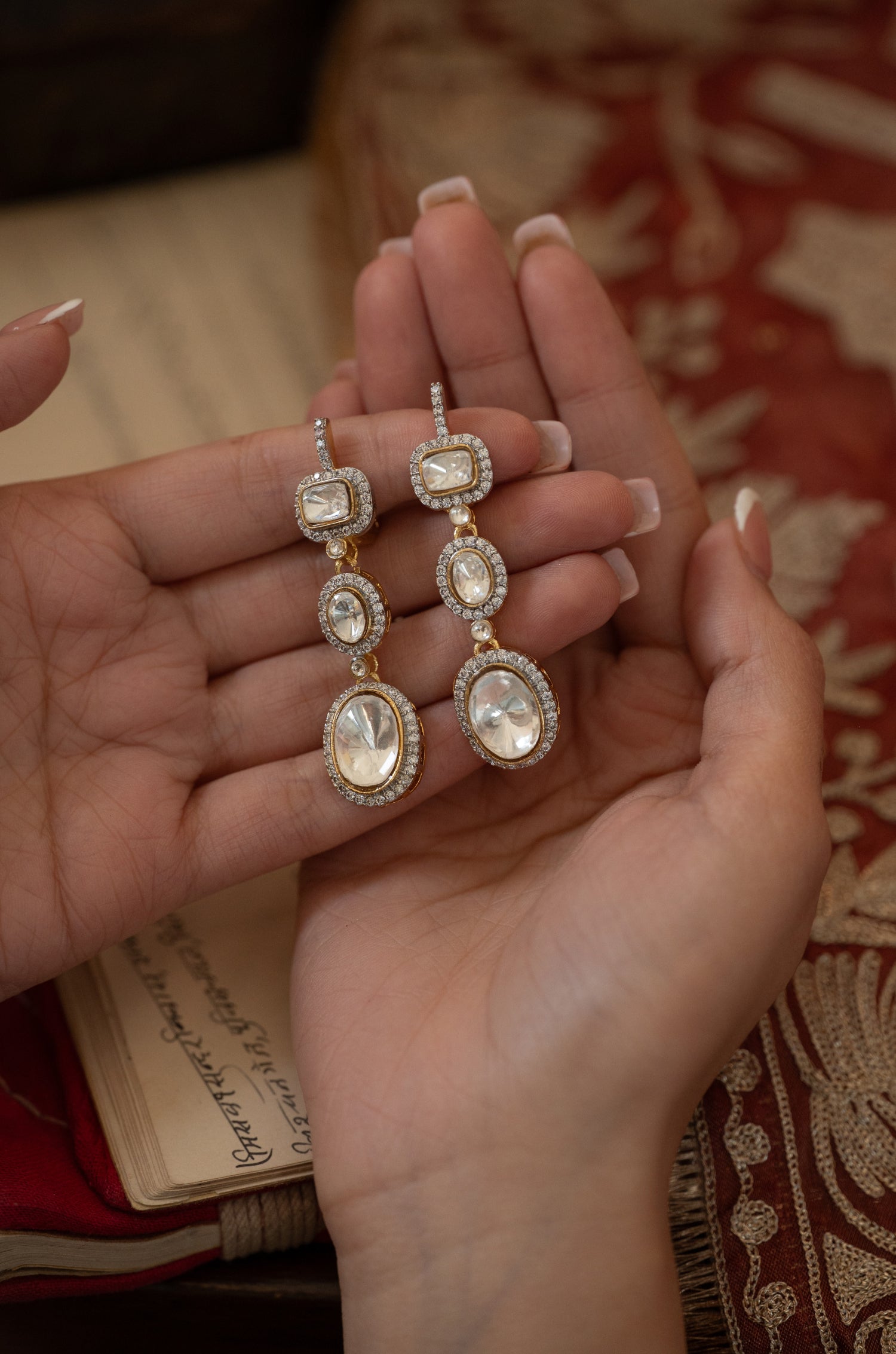 Takshika Polki Earrings