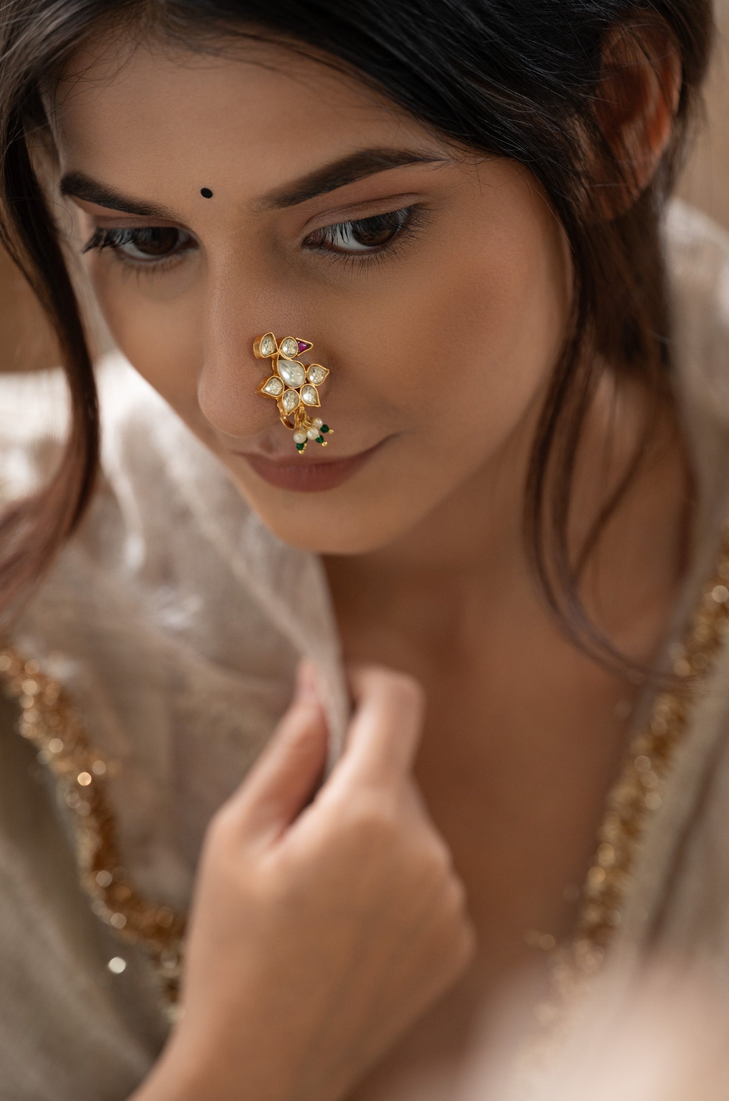 Rashi Kundan Nosepin