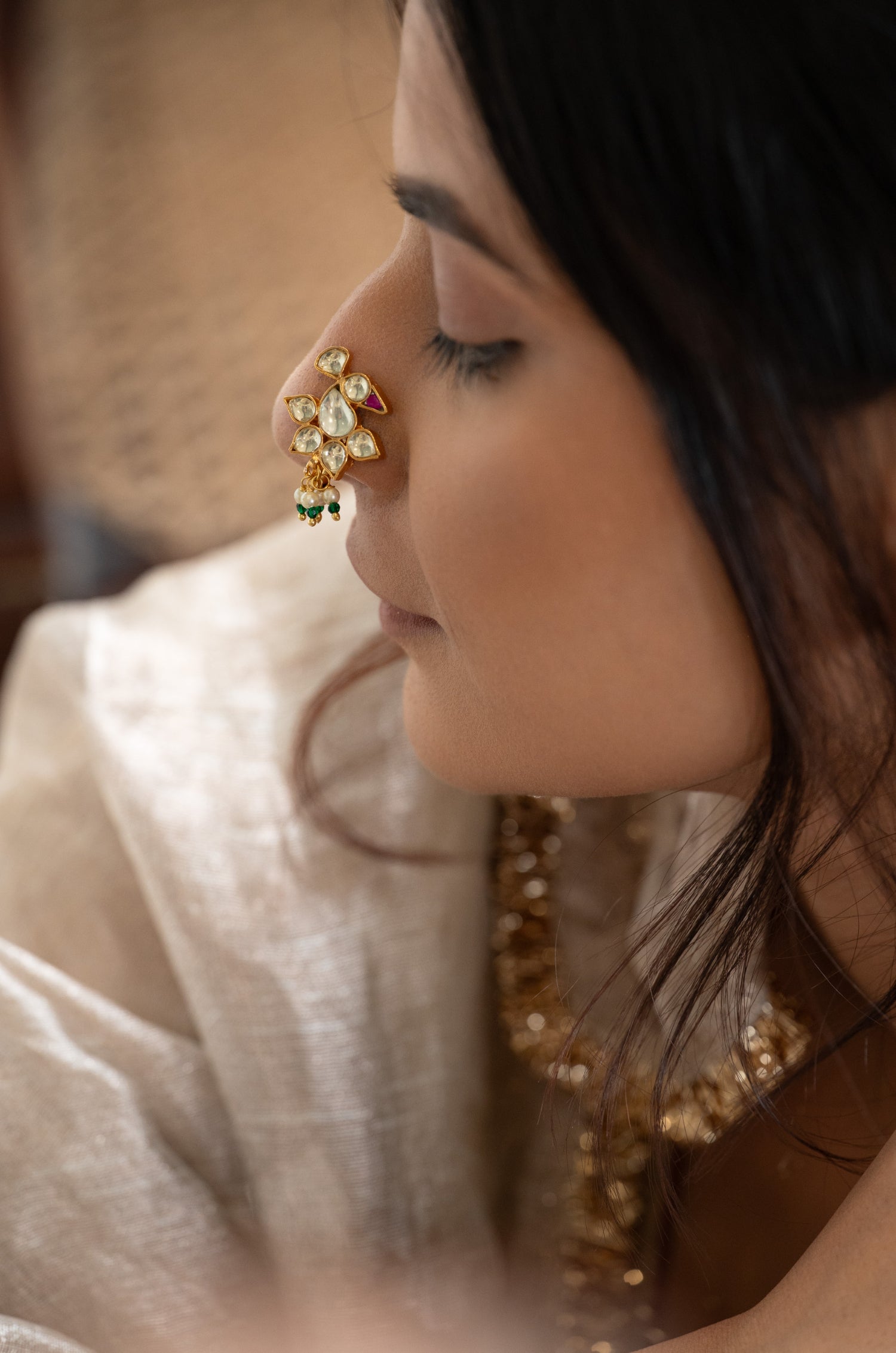 Rashi Kundan Nosepin