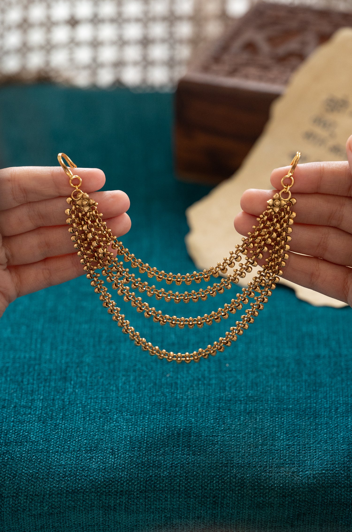 Janki Temple Braid Pin