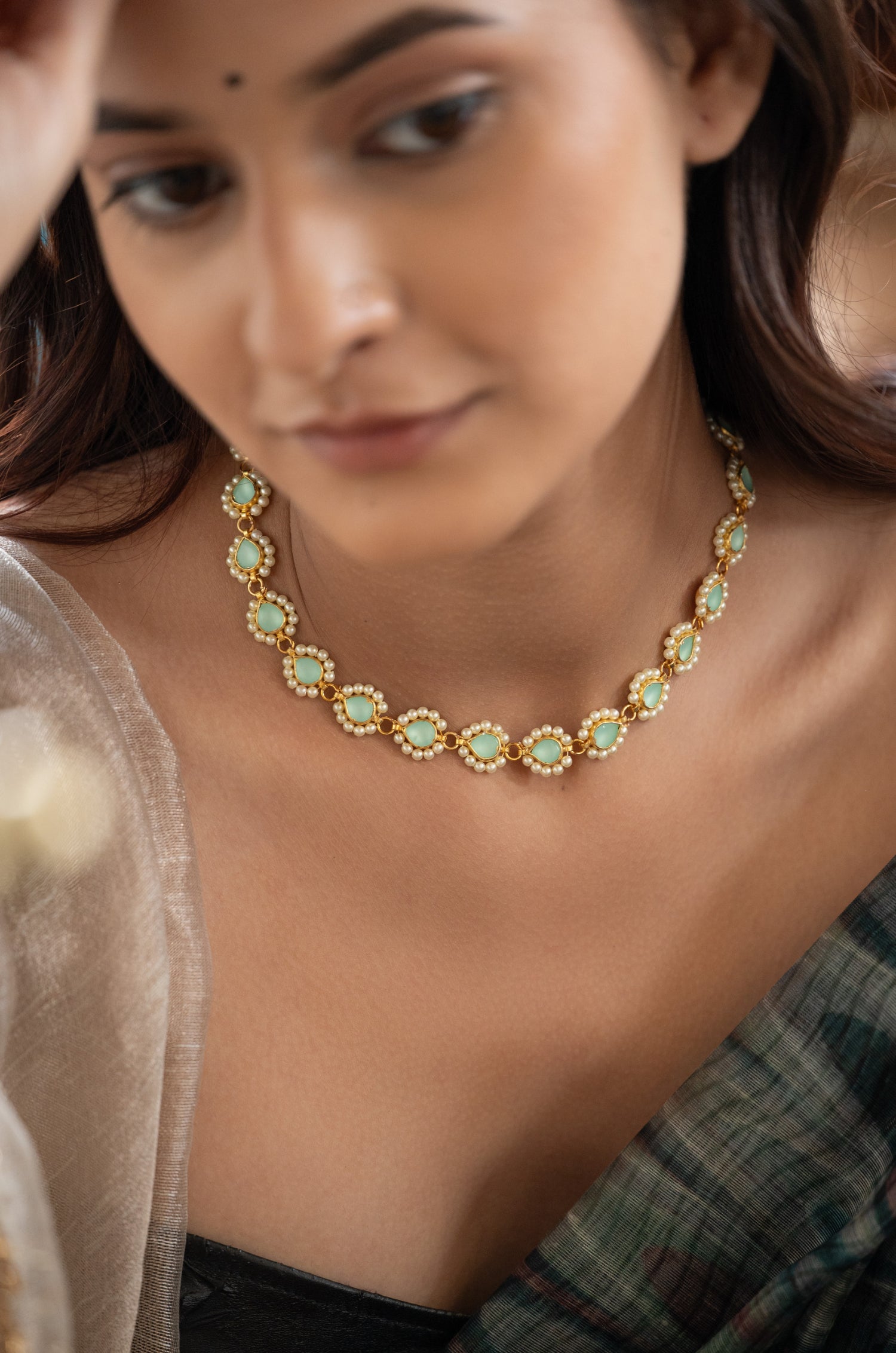 Erica Mint Necklace
