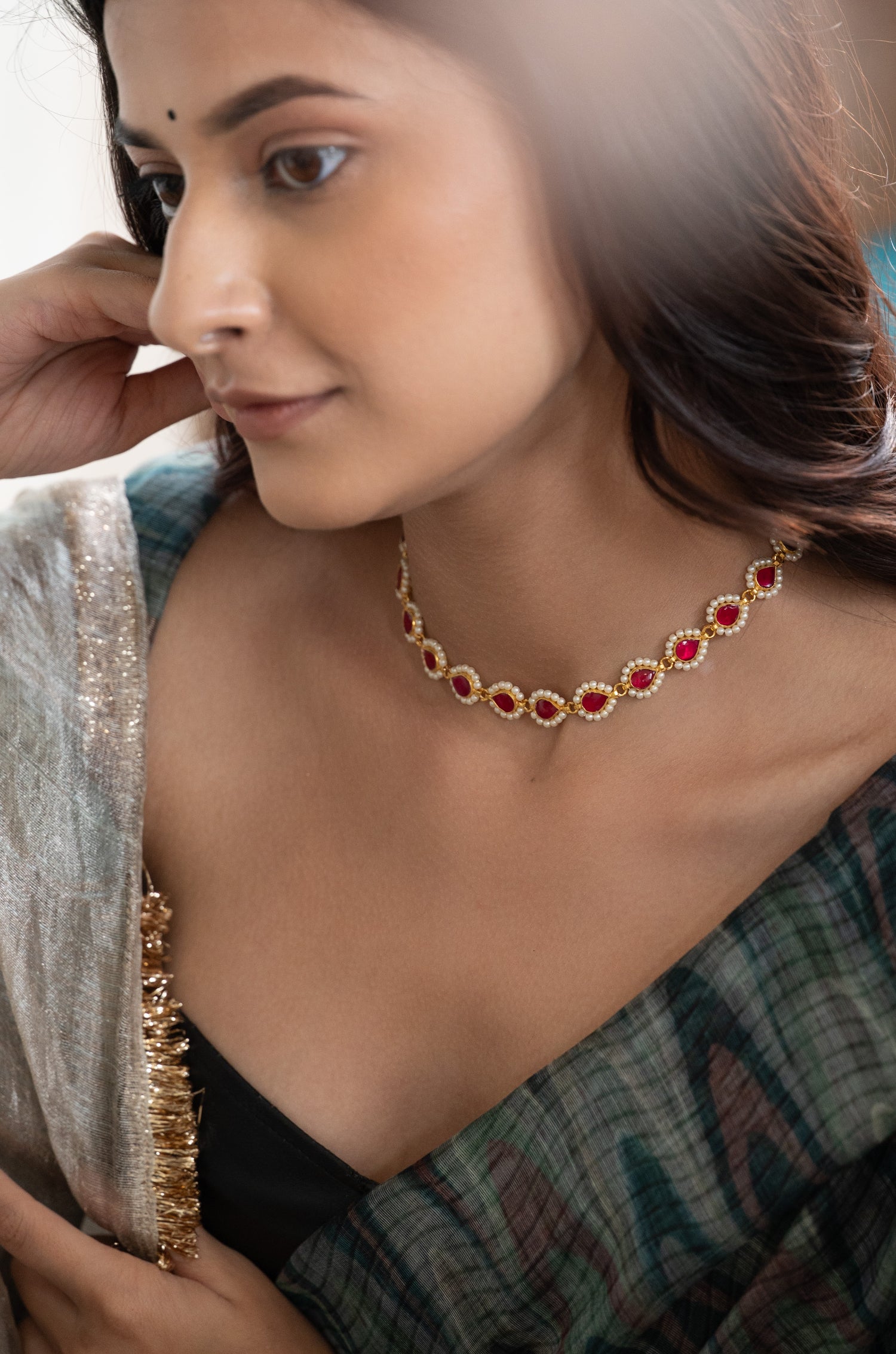 Erica Red Necklace