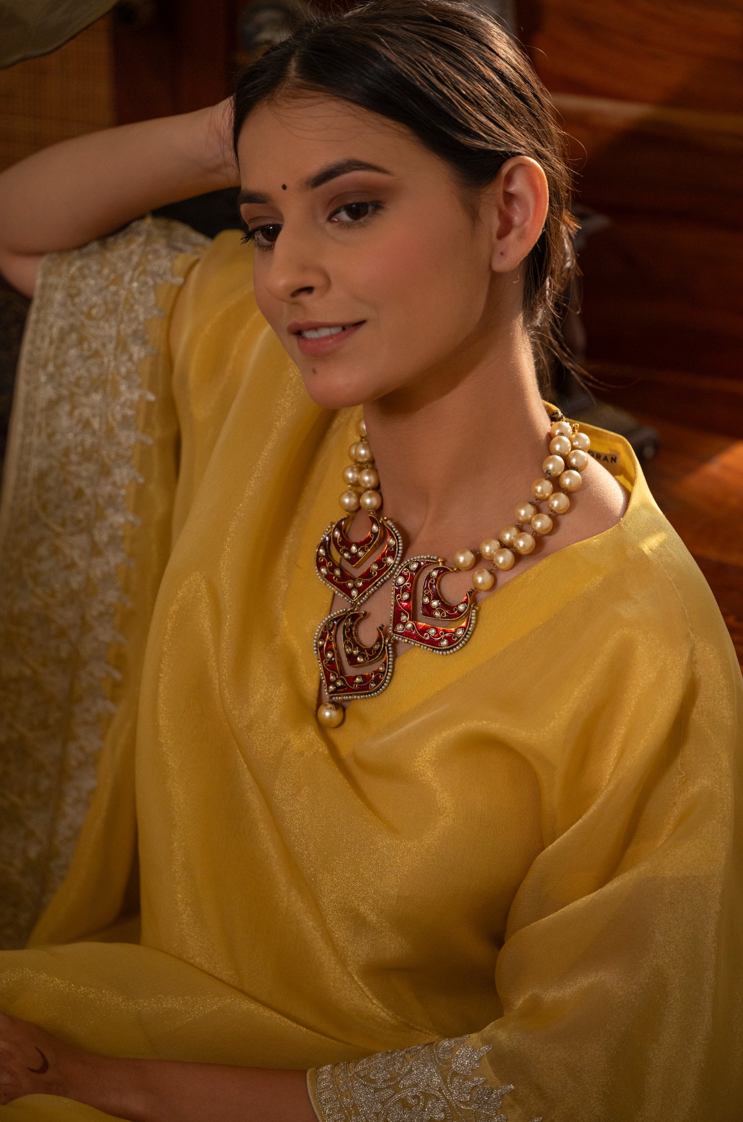 Qayamat Red Necklace