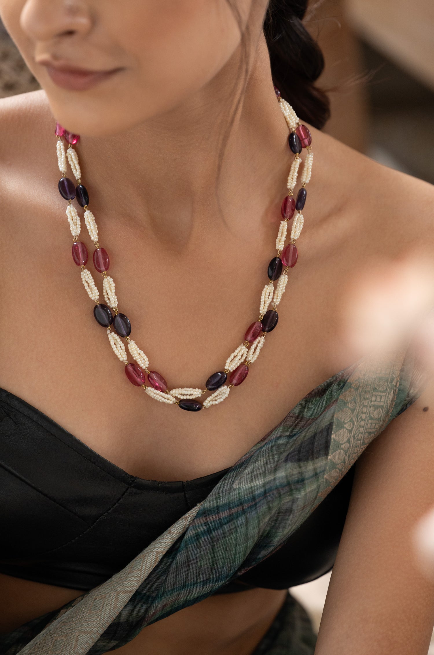 Gulnaar Pearl Strand Necklace