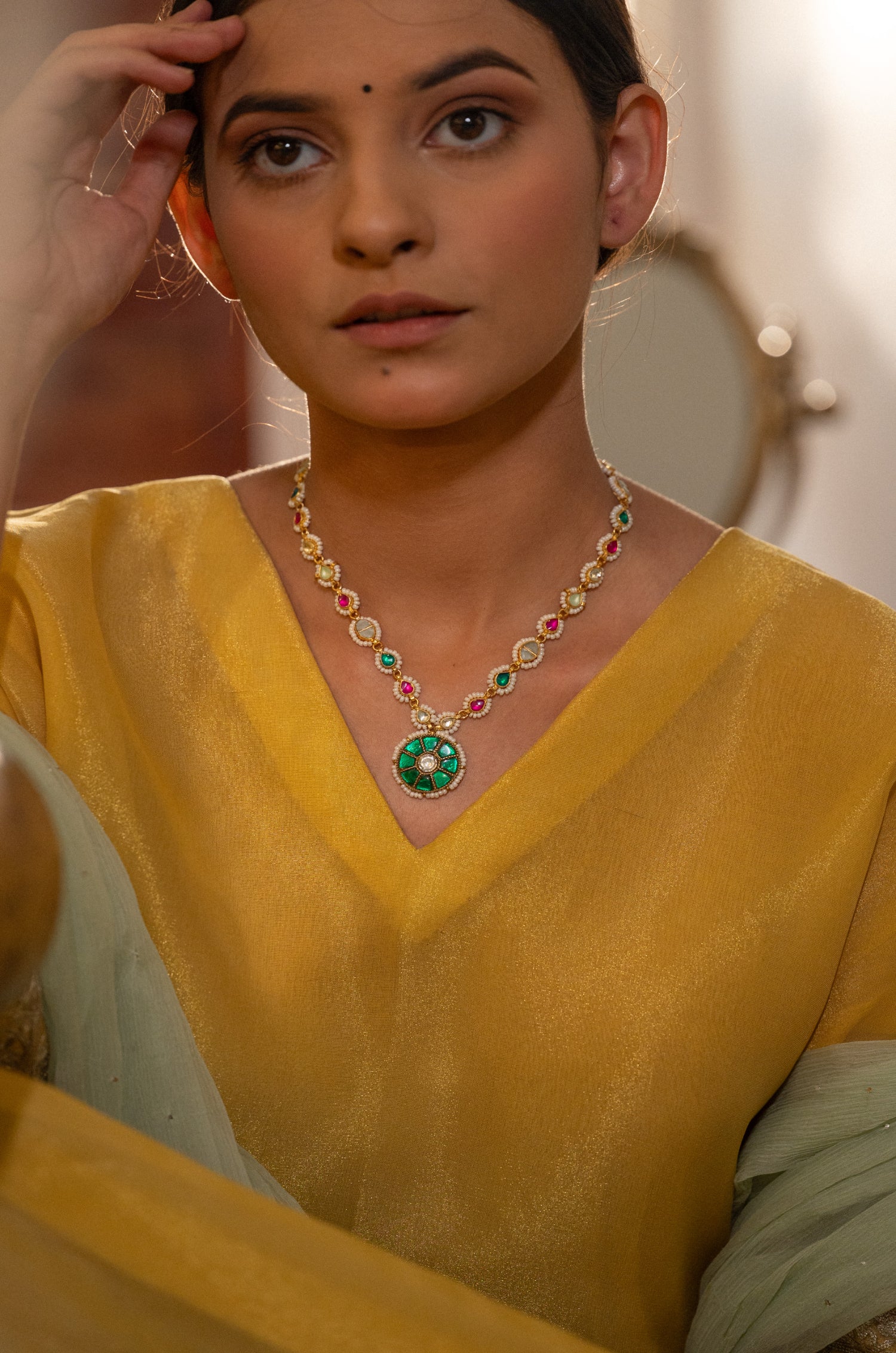 Rivika Multicolored Pendant Necklace