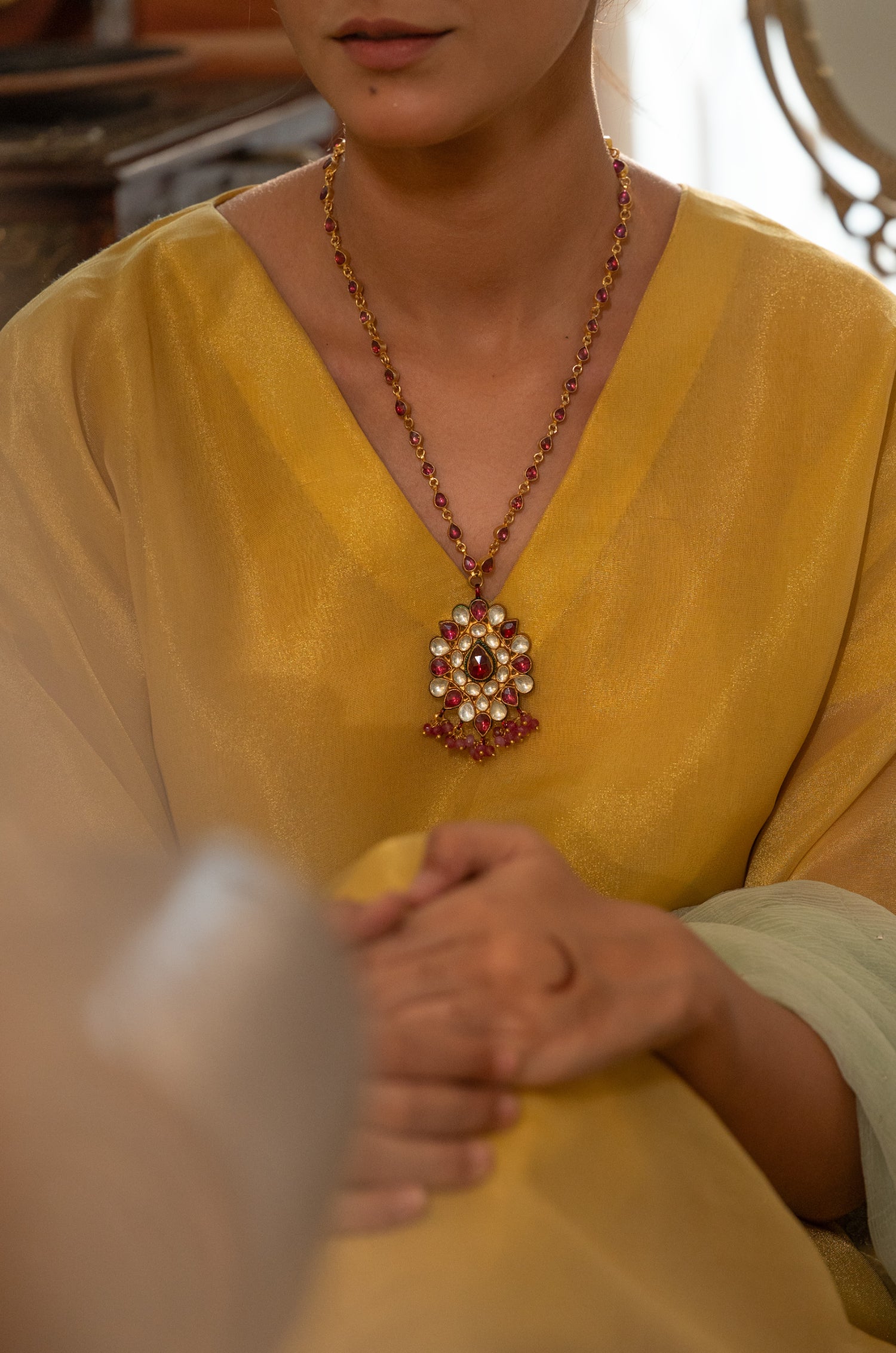 Zamin Kundan Necklace