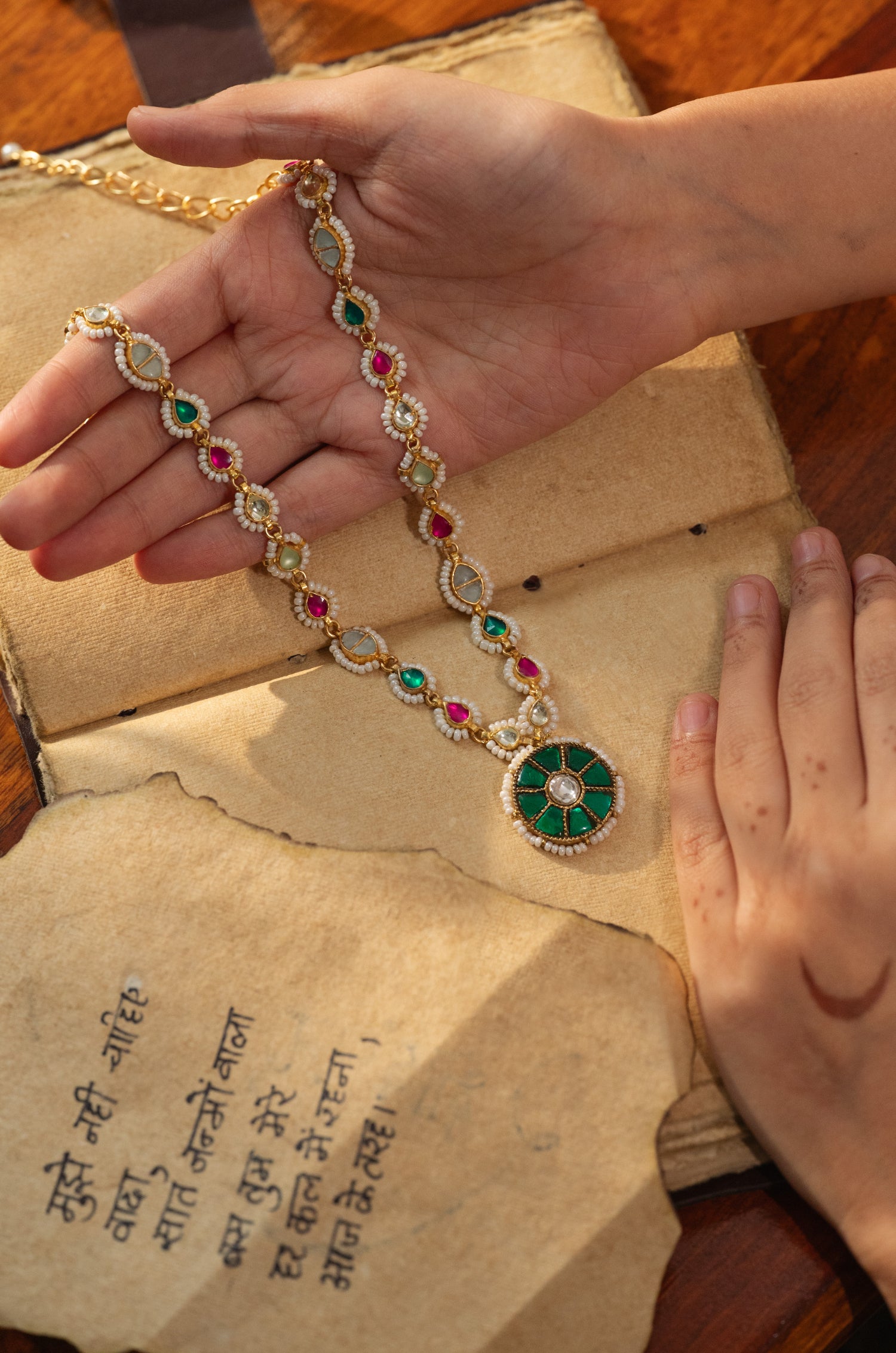 Rivika Multicolored Pendant Necklace