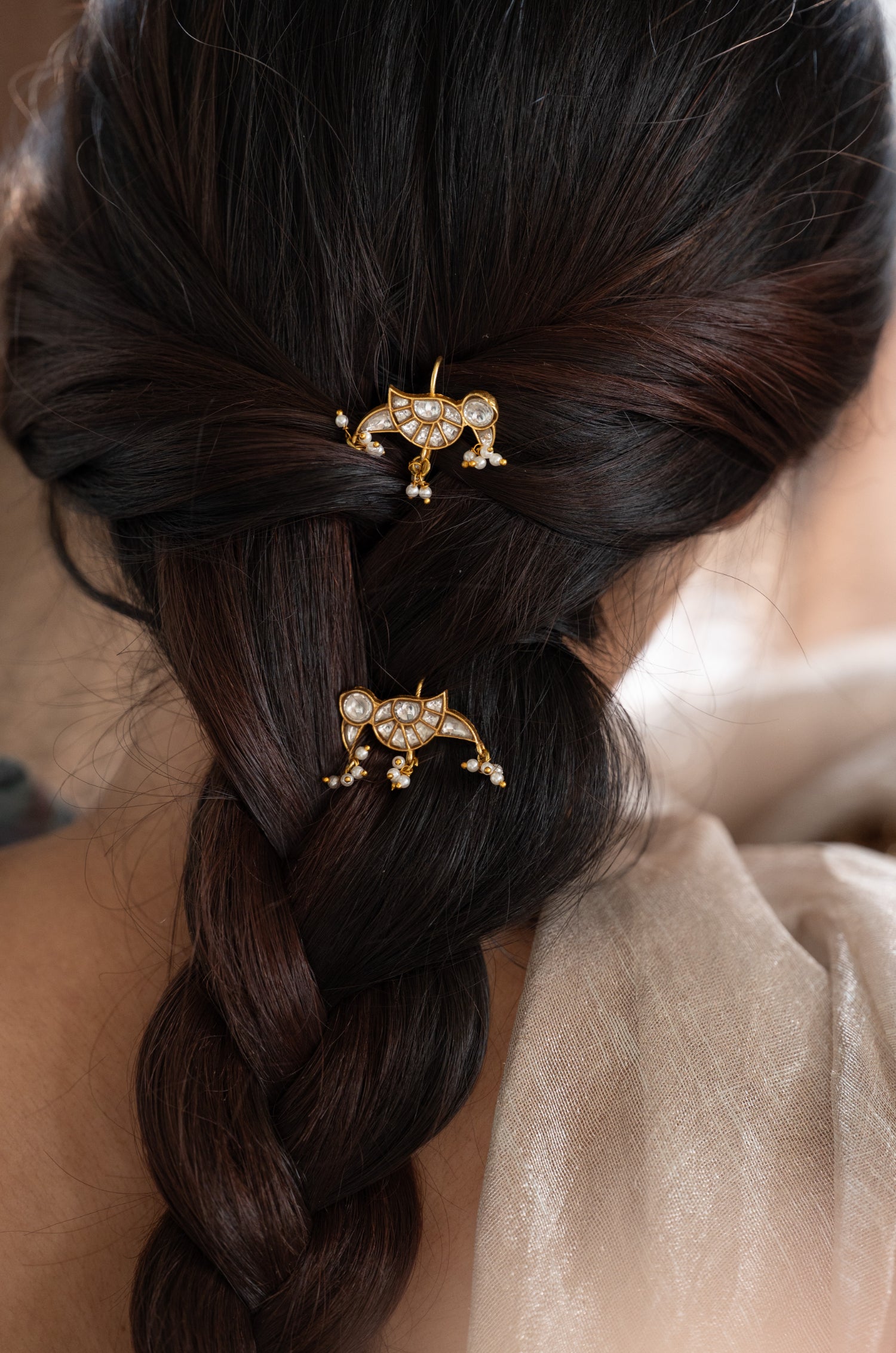 Rumi Parrot Braid Pins
