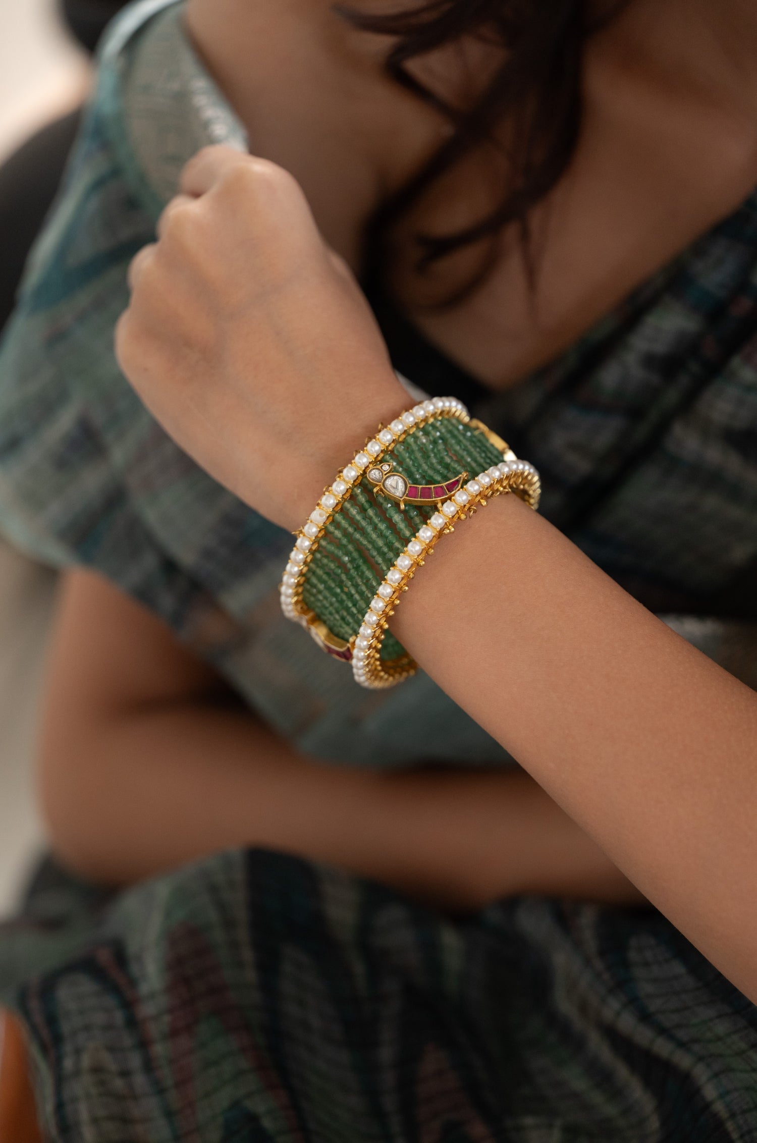 Mayura Green Bracelet