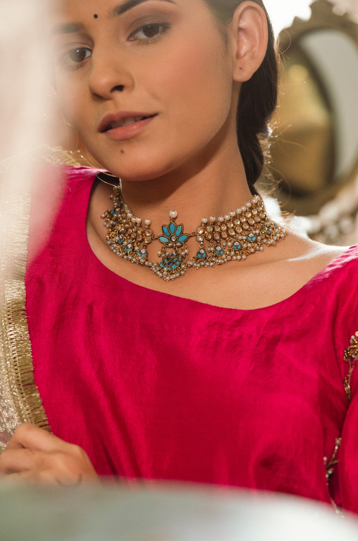 Suniti Kundan Choker Necklace