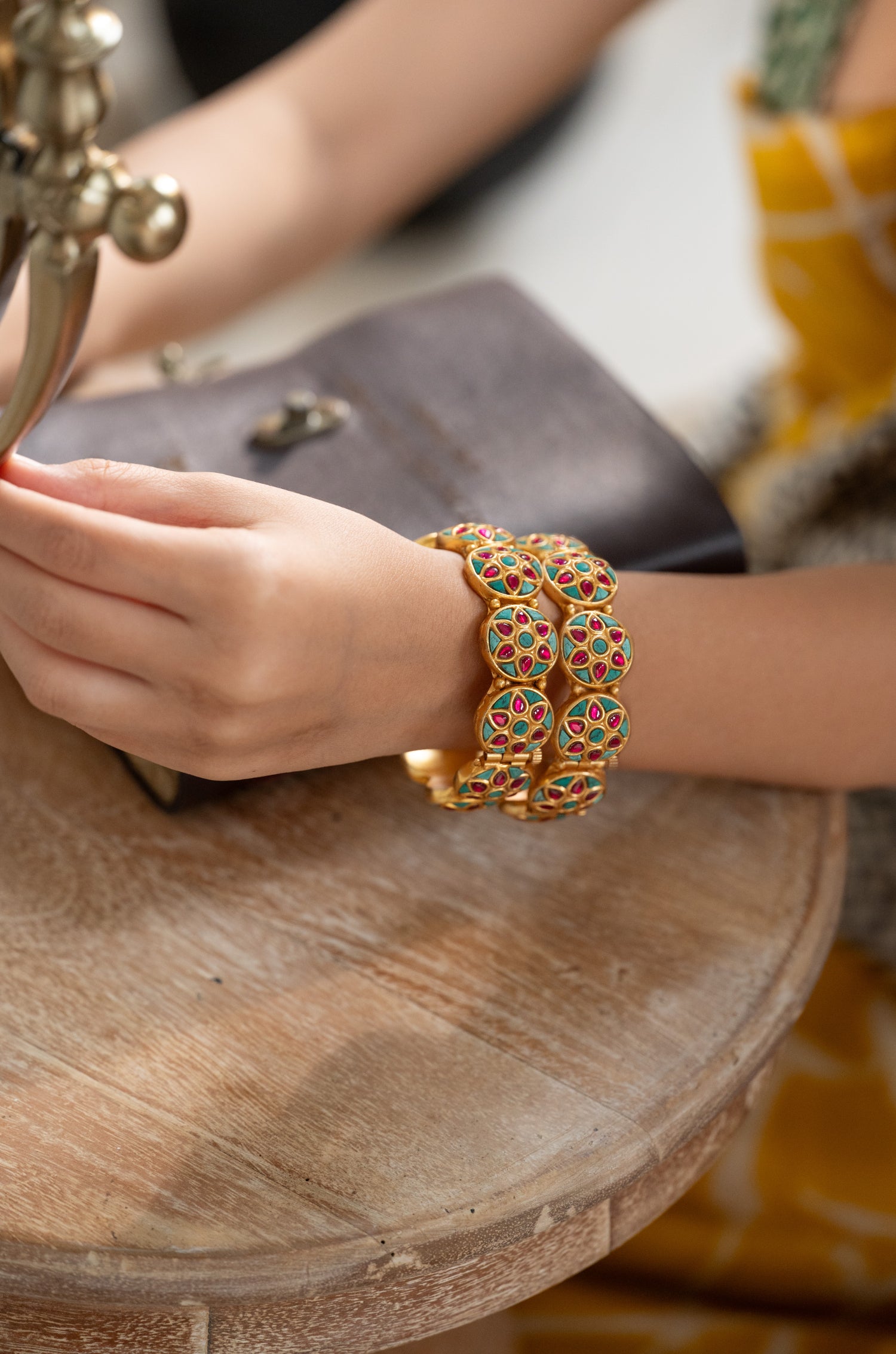 Gargi Temple Bangles - Set of 2