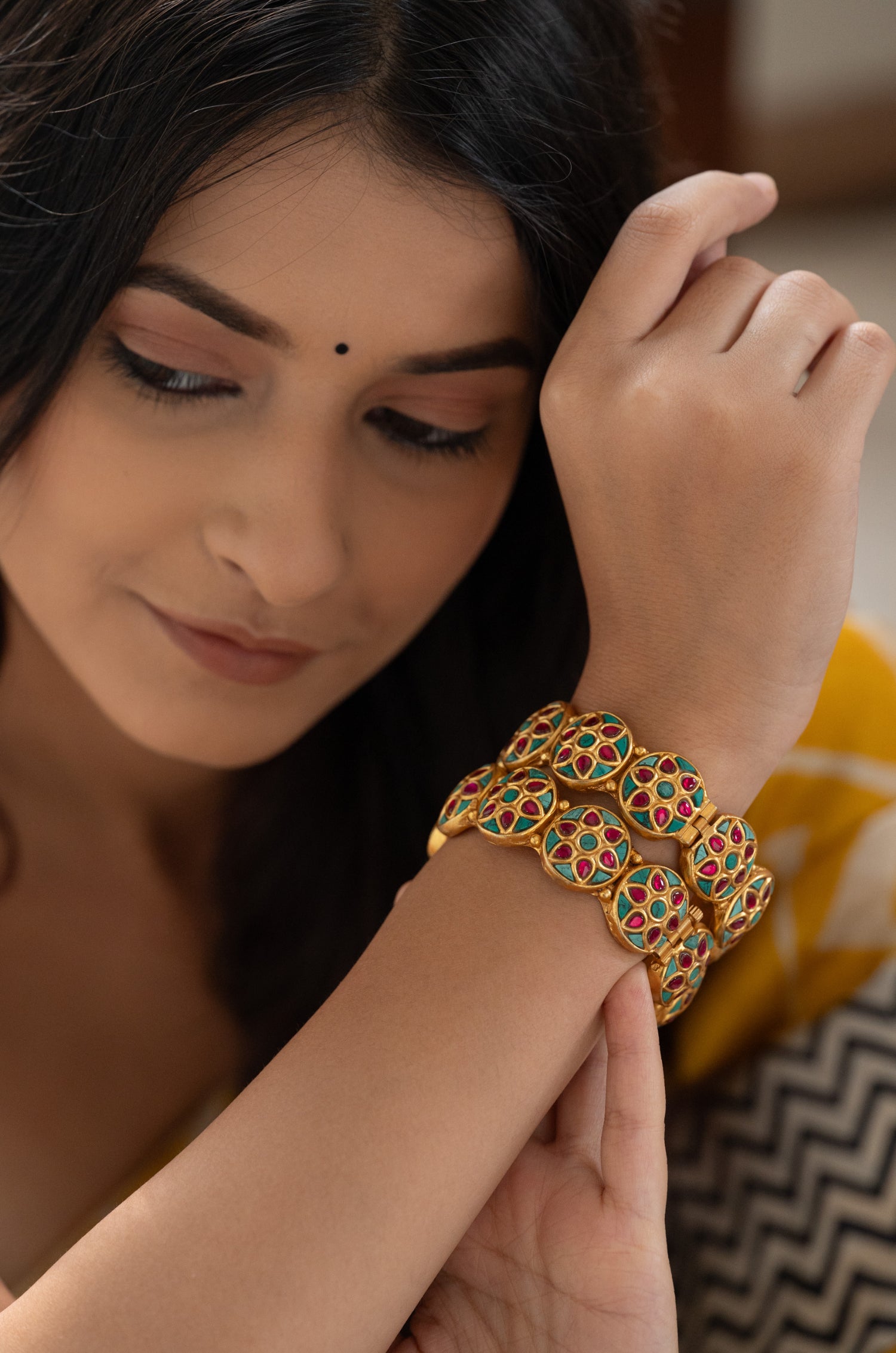 Gargi Temple Bangles - Set of 2