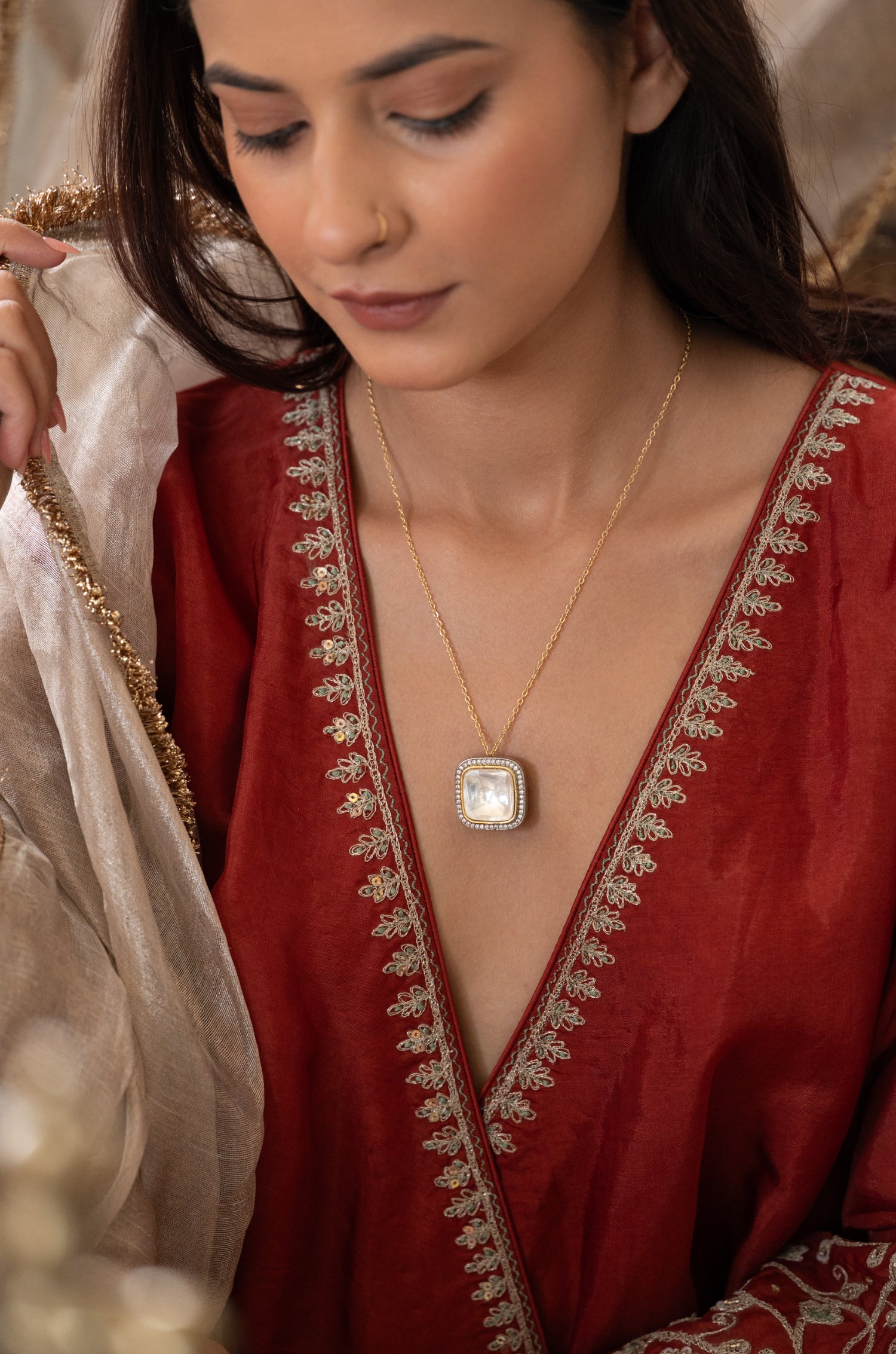 Siyana Polki Pendant