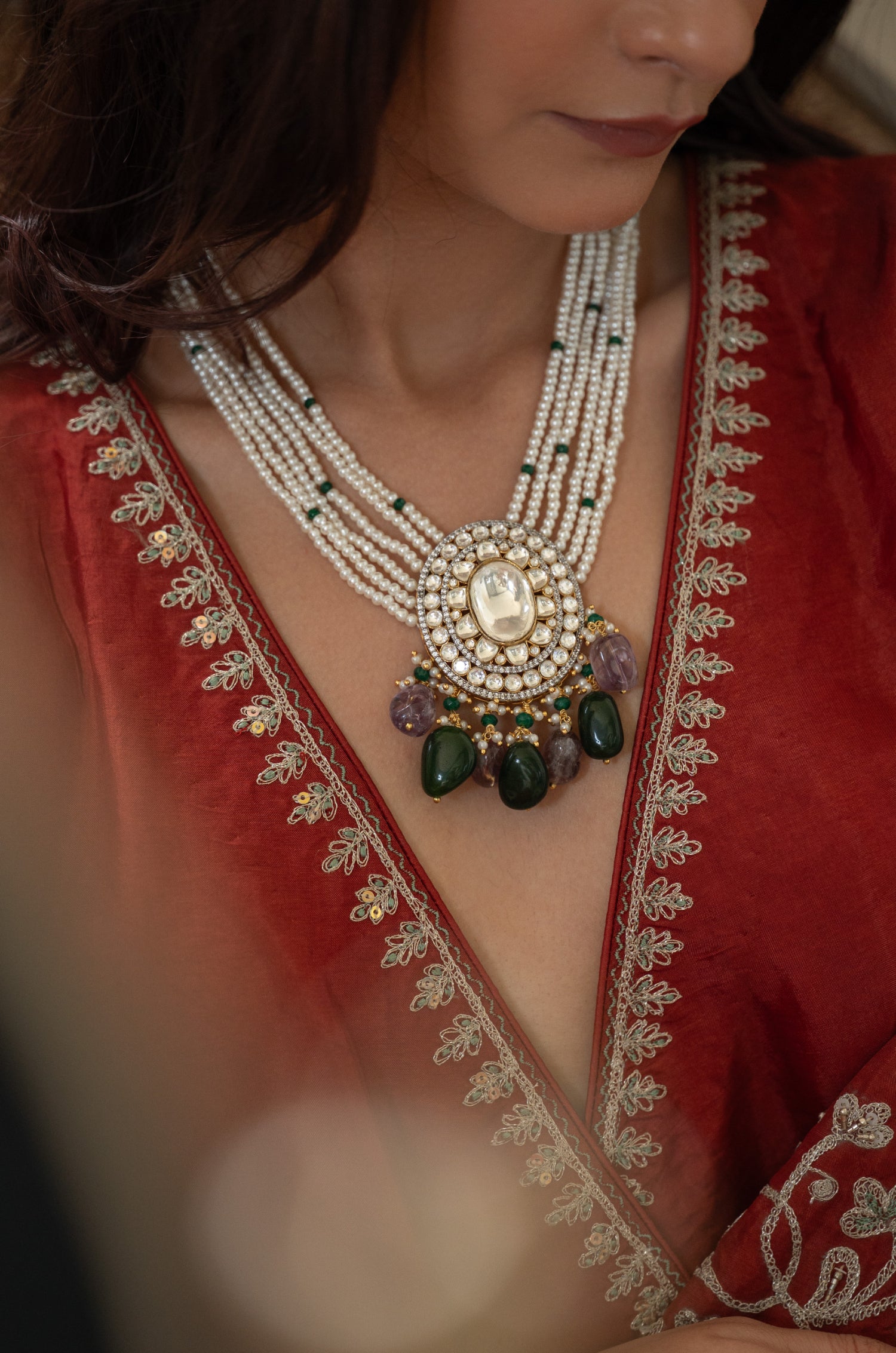 Tarima Polki Necklace