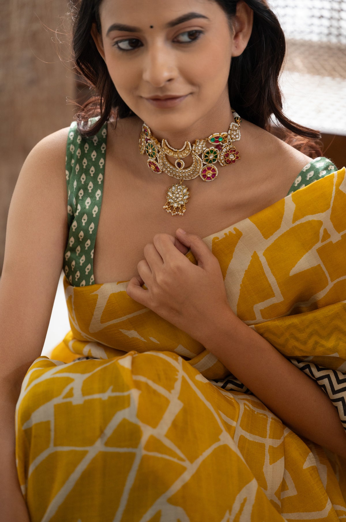 Rubina Multicolored Kundan Necklace