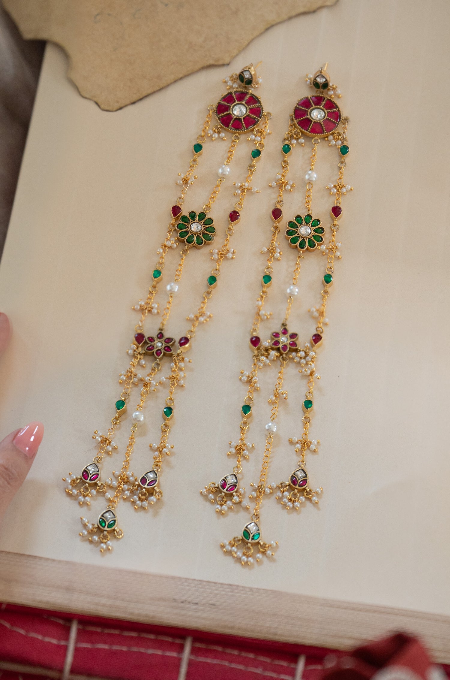 Alayna Kundan Kashmiri Earrings