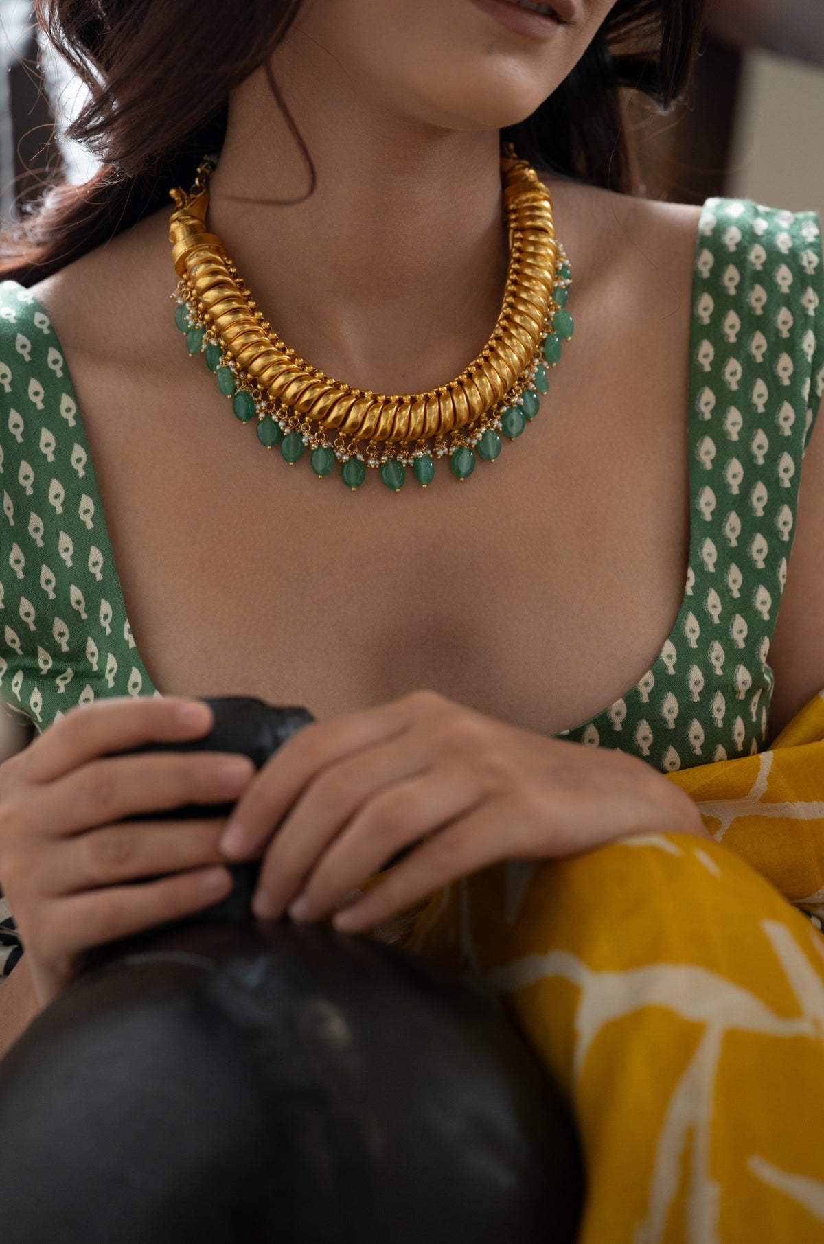 Yash Fine Silver Sutlada Necklace