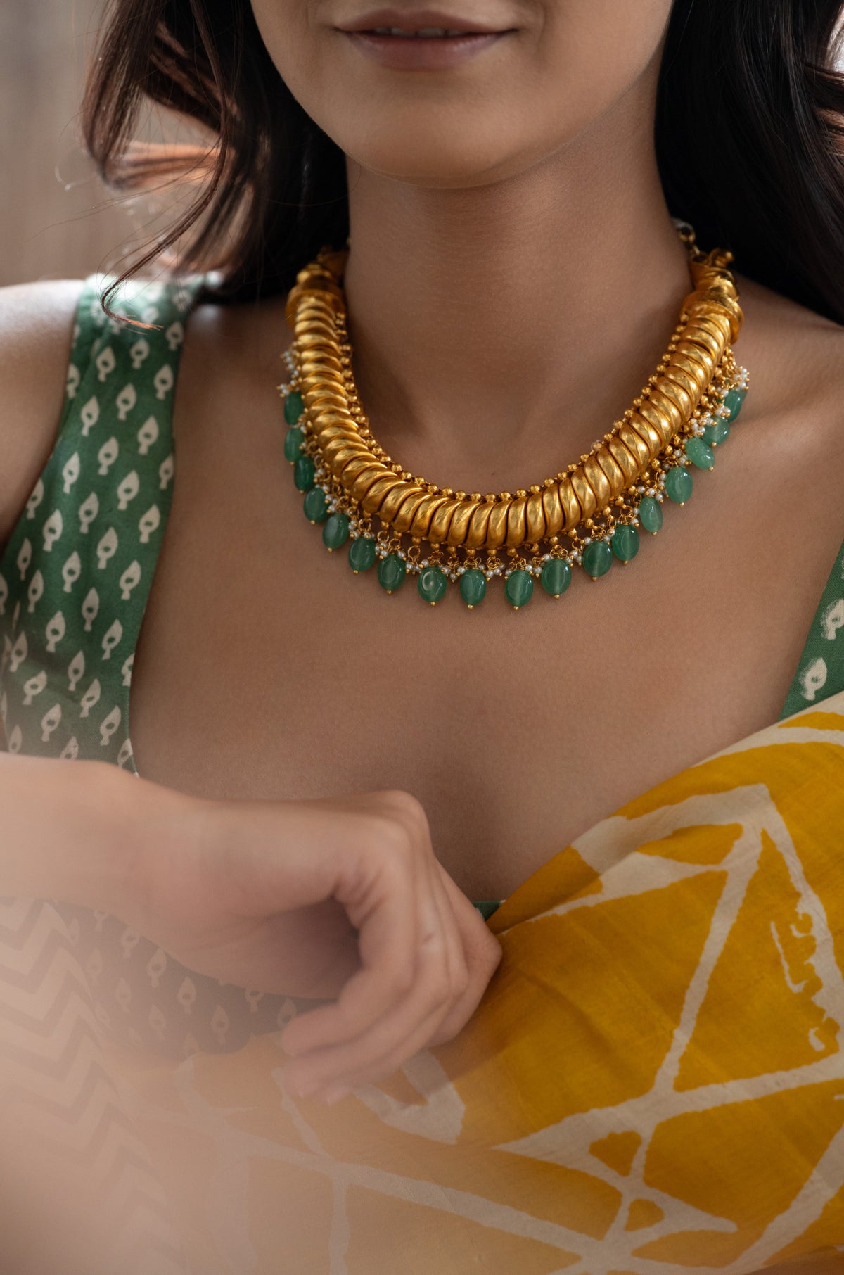 Yash Fine Silver Sutlada Necklace