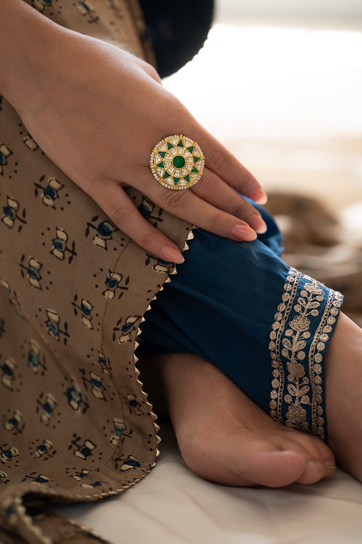 Aanya Kundan Ring
