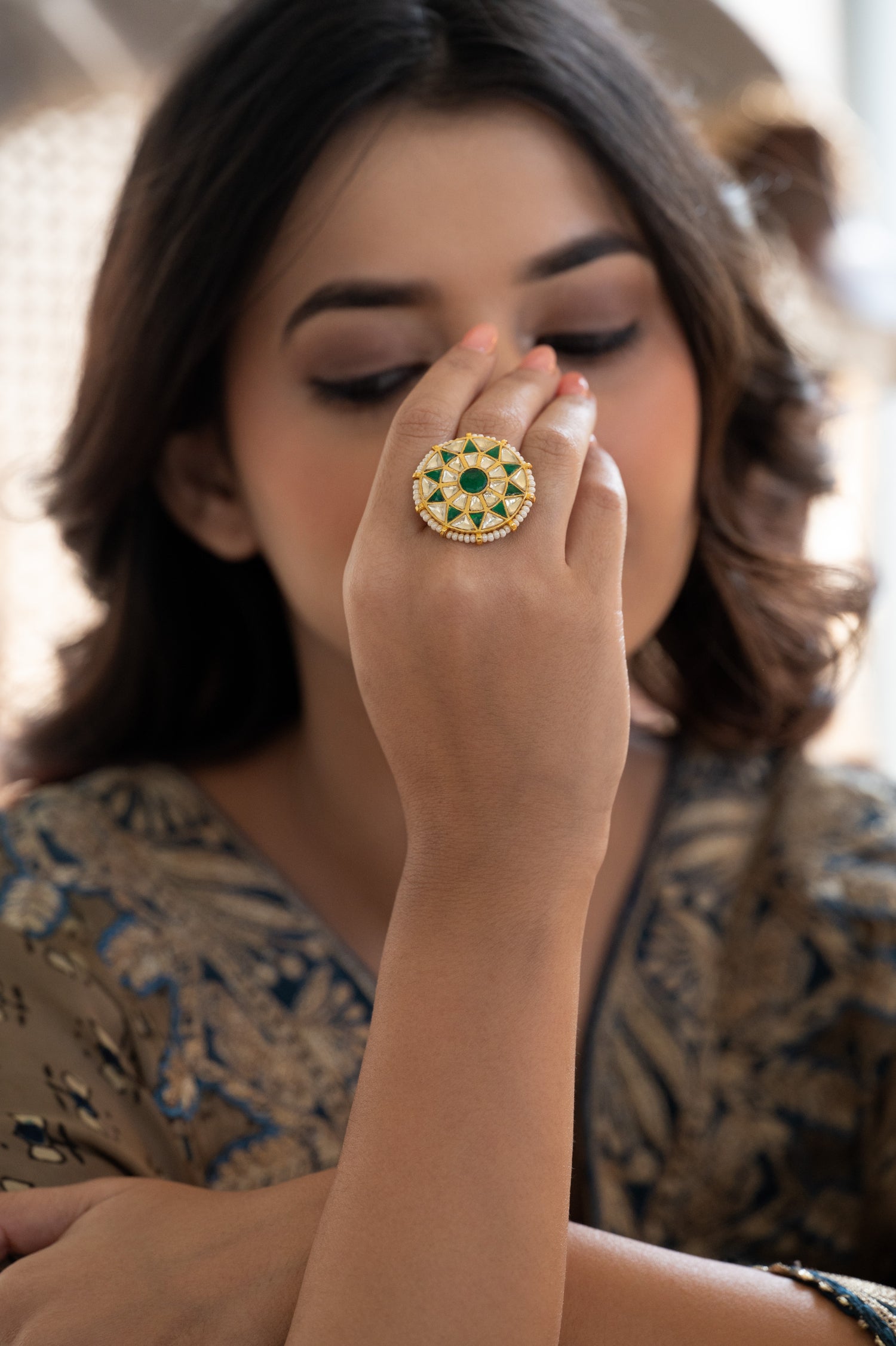 Aanya Kundan Ring