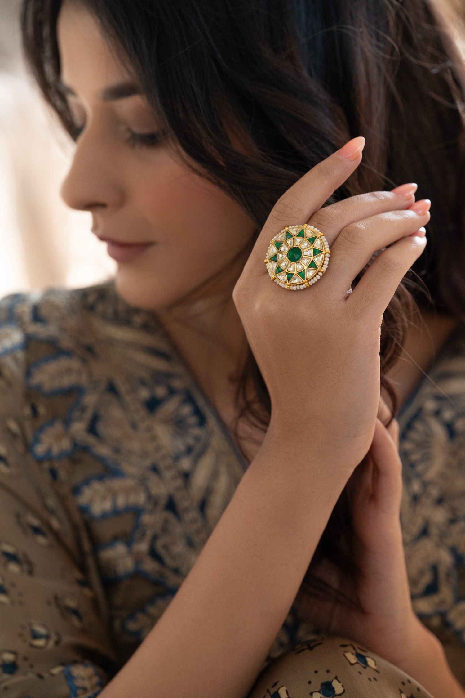 Aanya Kundan Ring