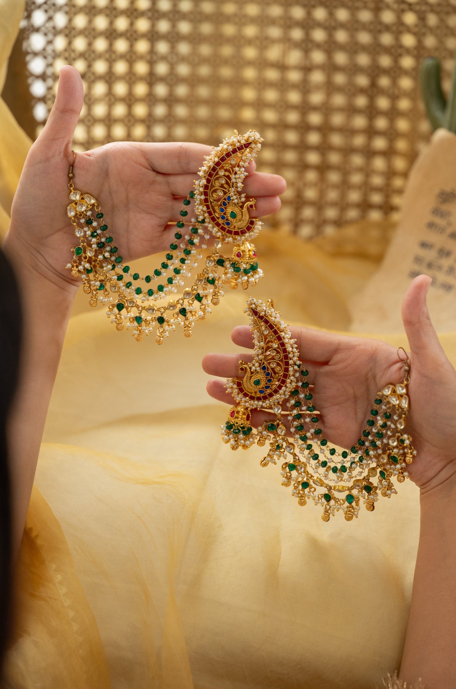 Nimisha Kundan Jhumka Earcuffs