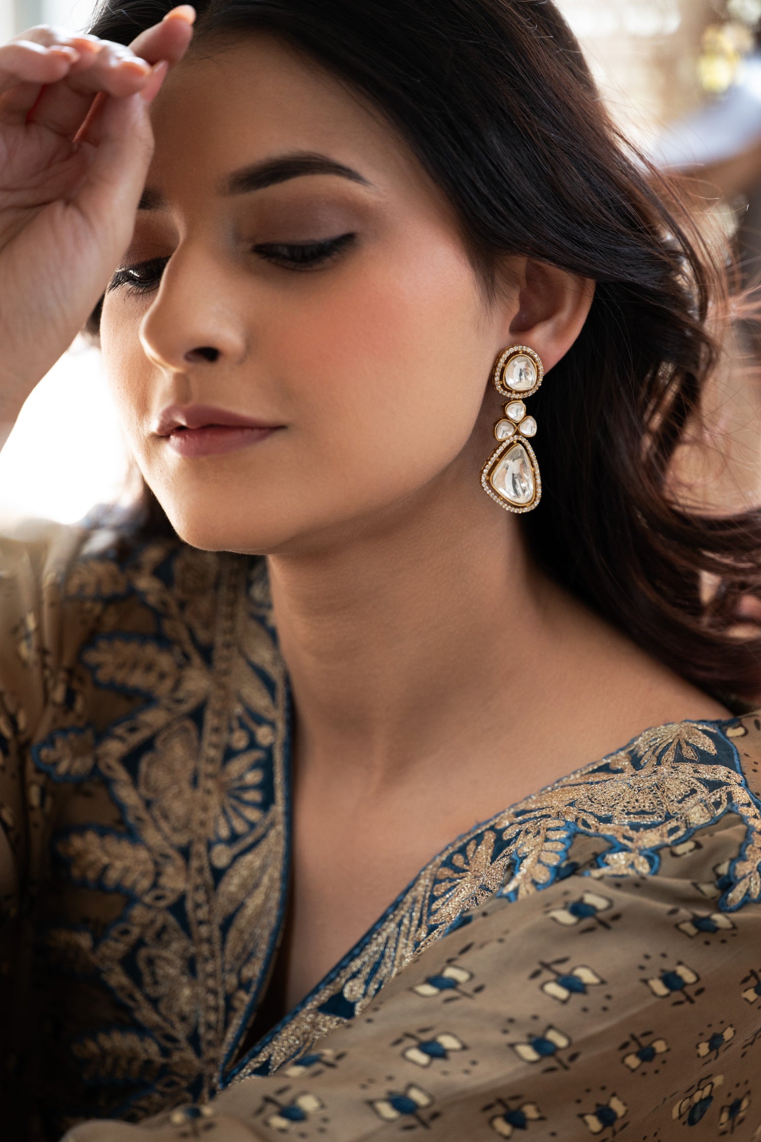 Qaira Polki Earrings