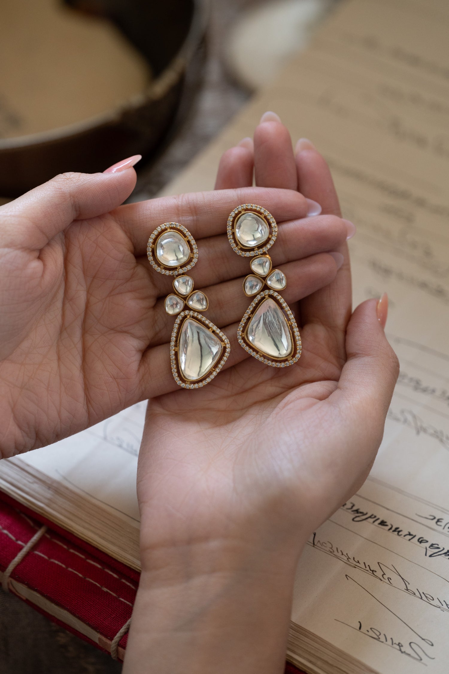 Qaira Polki Earrings