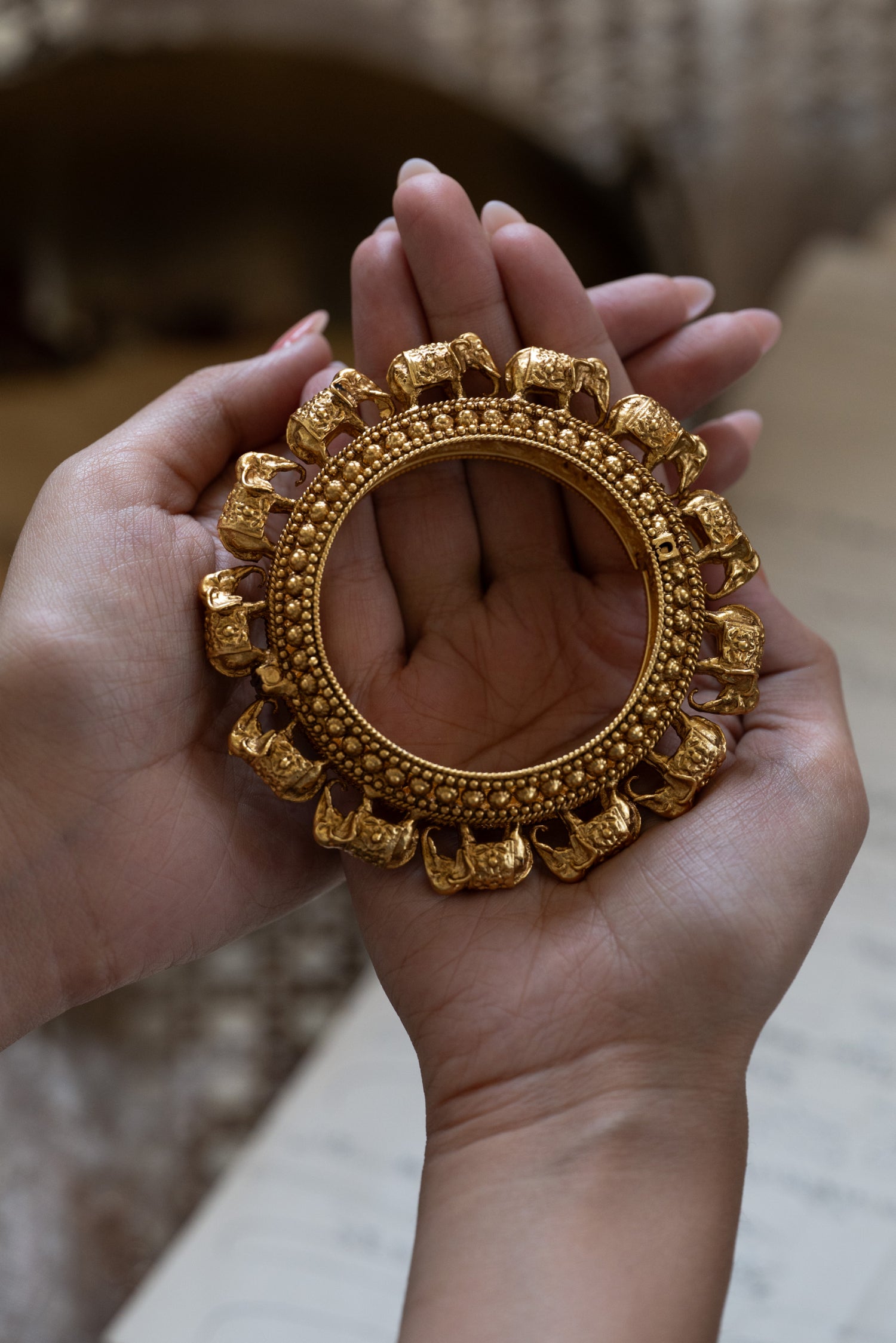 Sahana Temple Work Bangle
