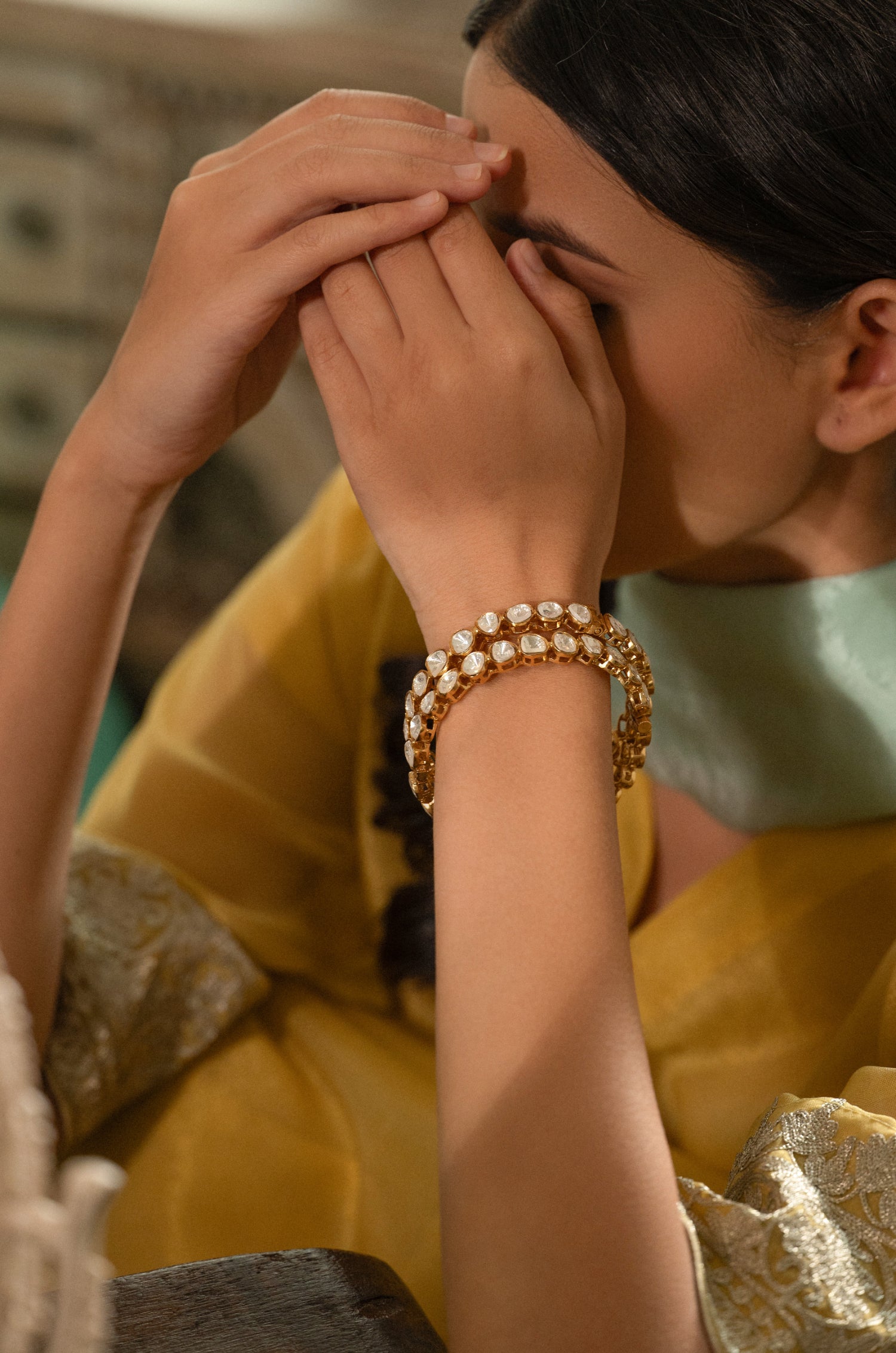 Girika Polki Bangles - Set of 2