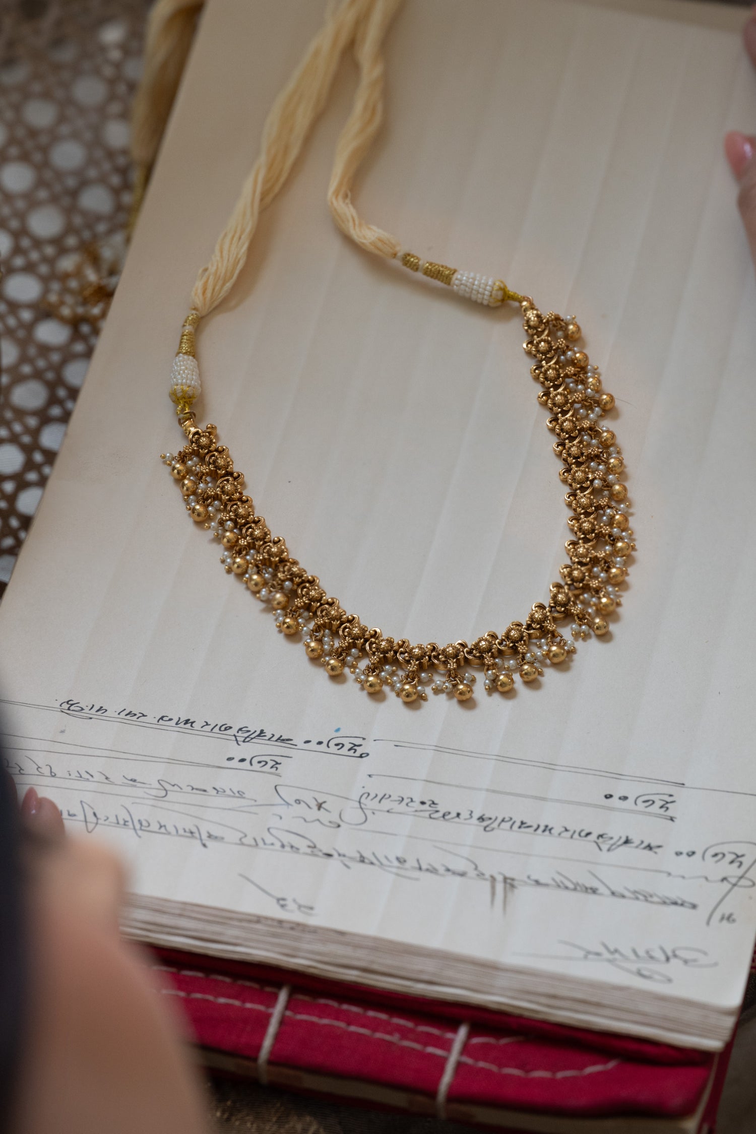 Ranisa Temple Work Necklace