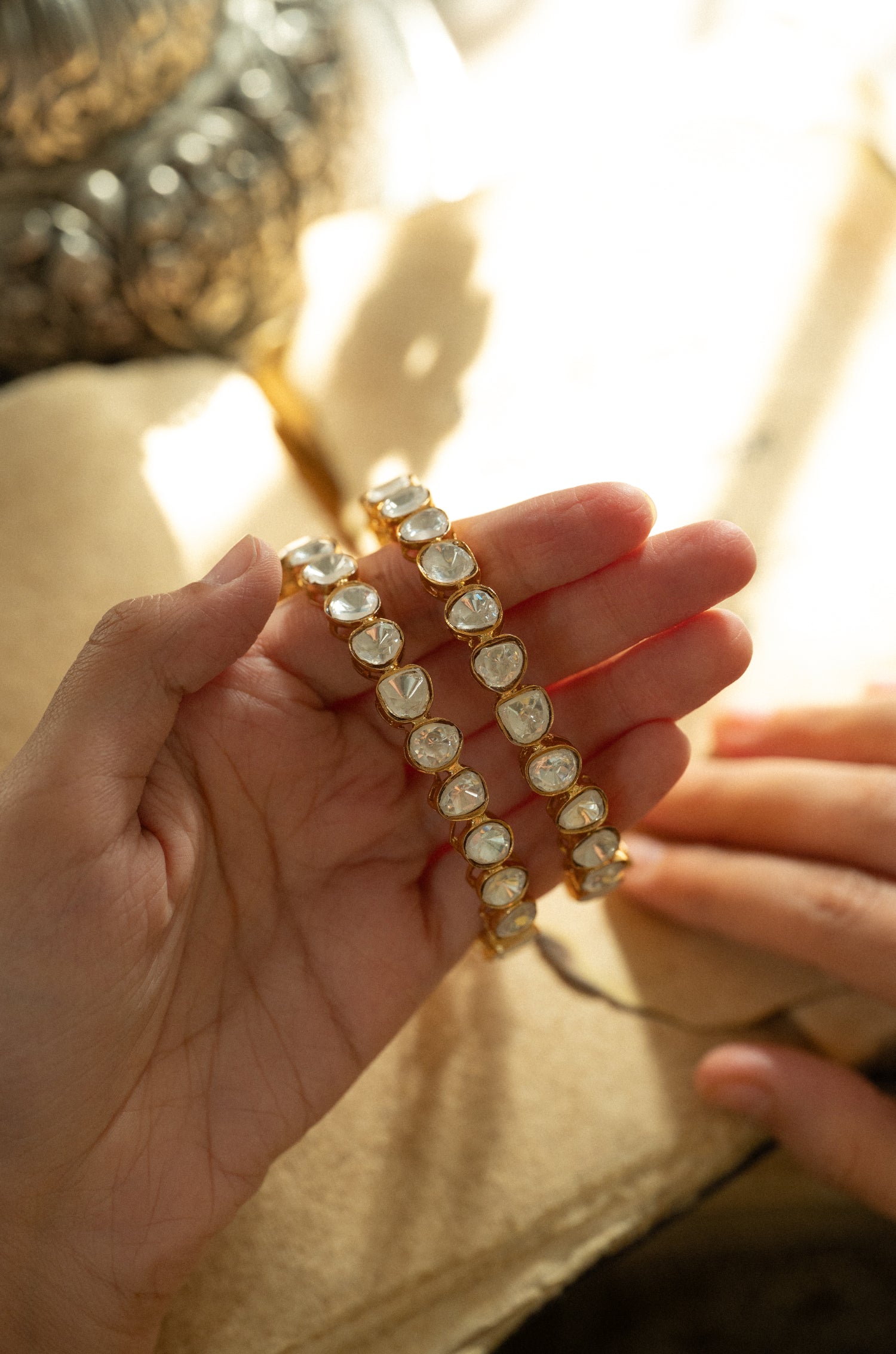 Girika Polki Bangles - Set of 2