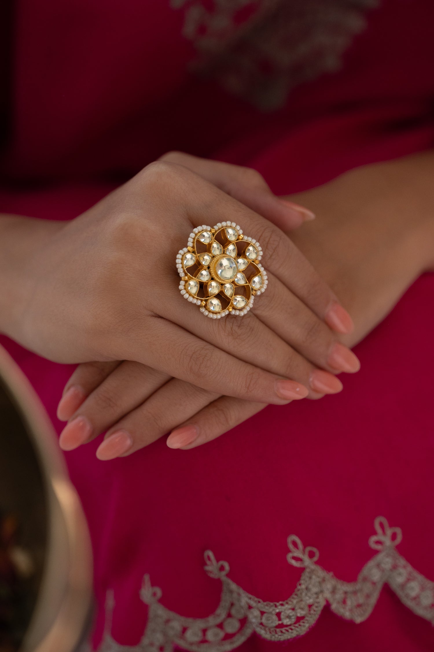 Sarina Kundan Ring