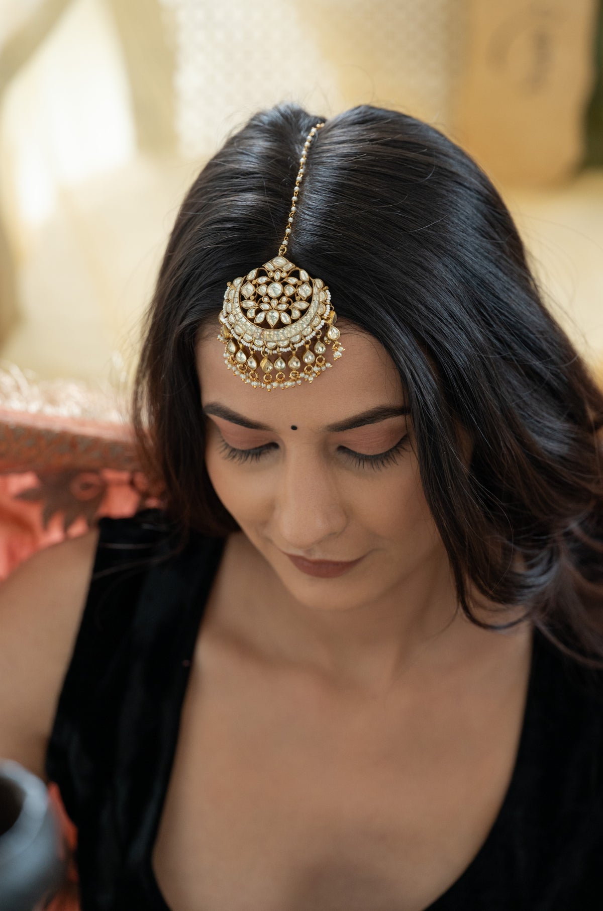 Zehra Kundan Maangtikka