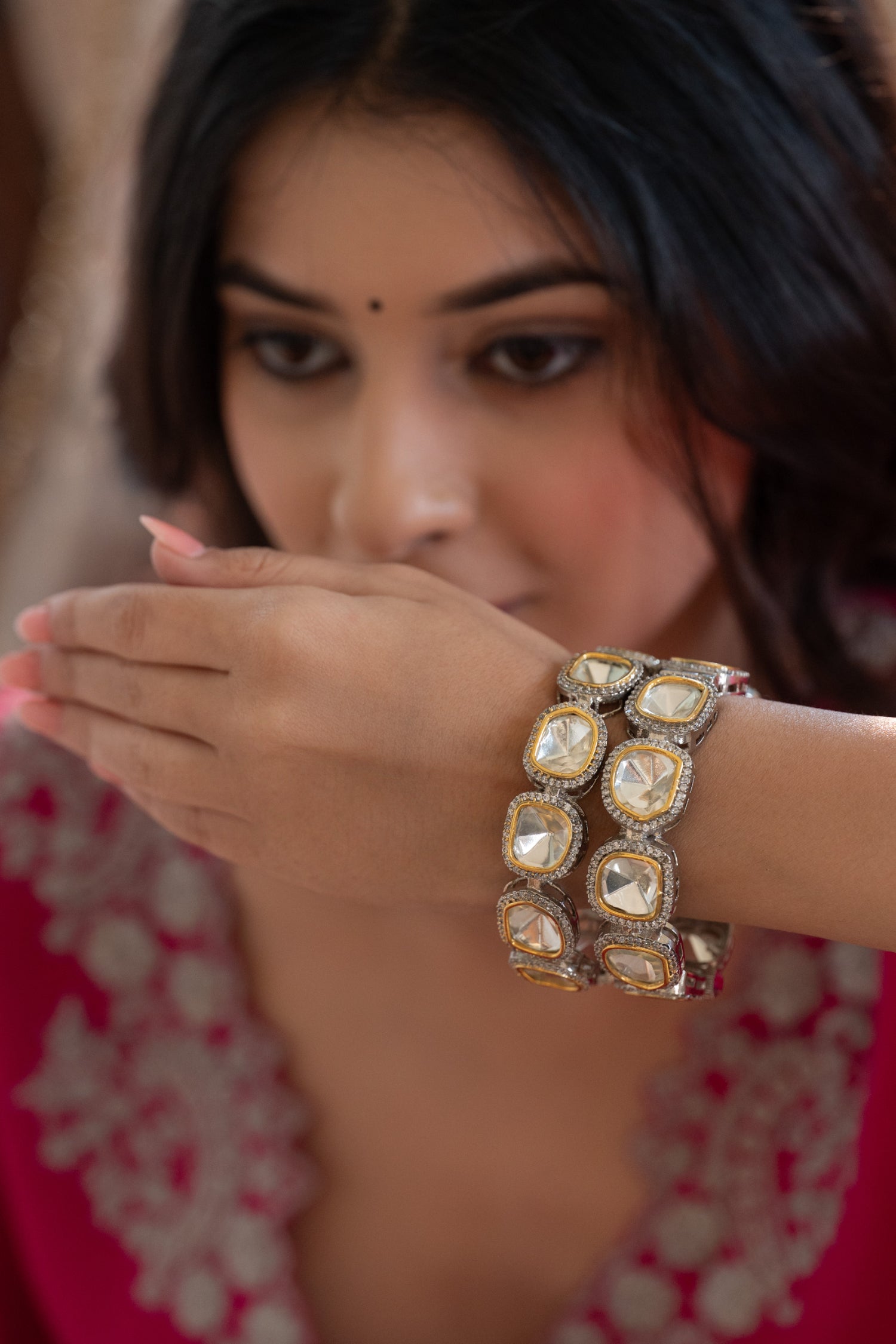 Ramika Polki Bangles - Set of 2