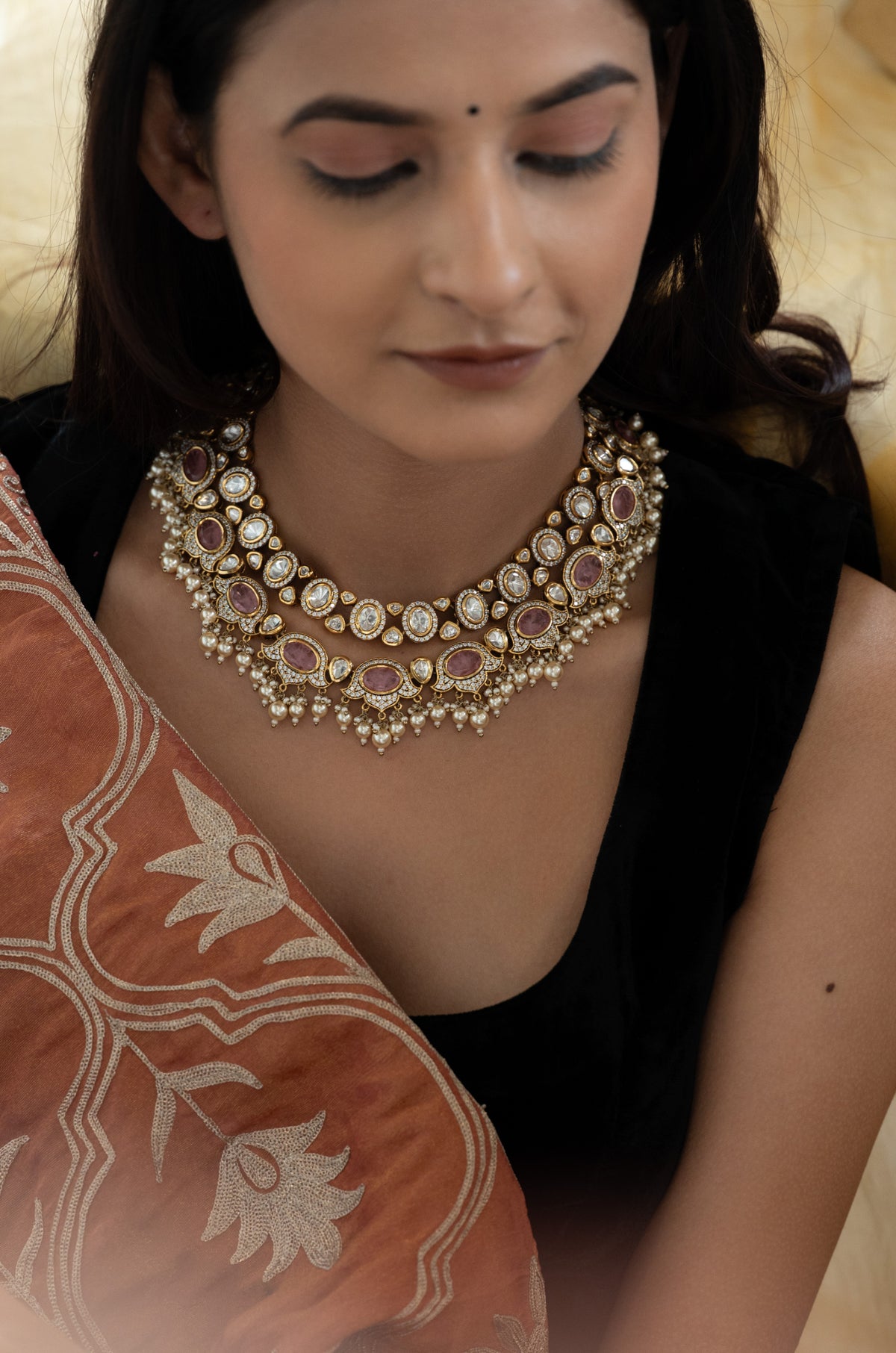 Lavisha Polki Necklace Set