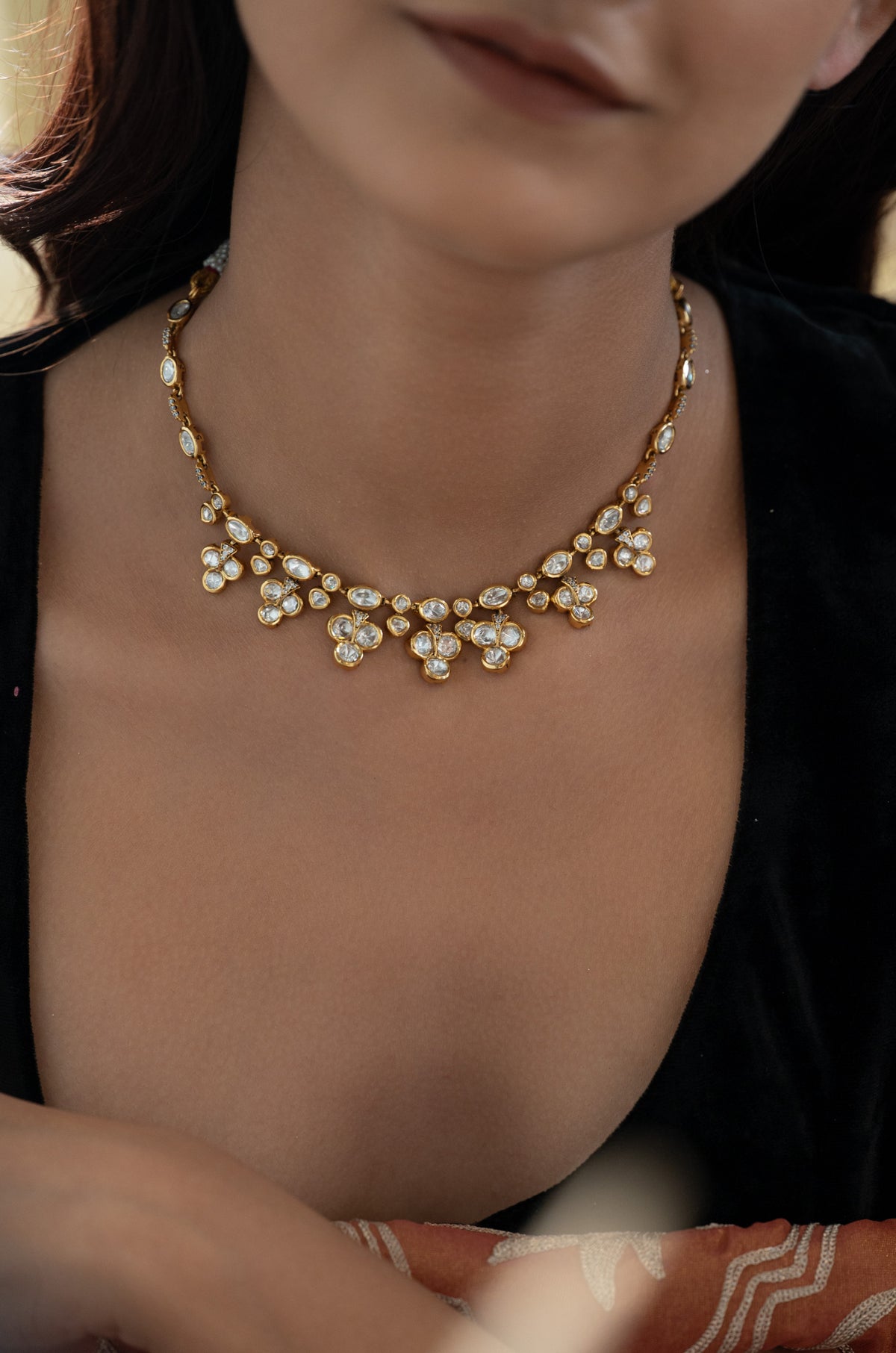 Samaira Polki Necklace Set